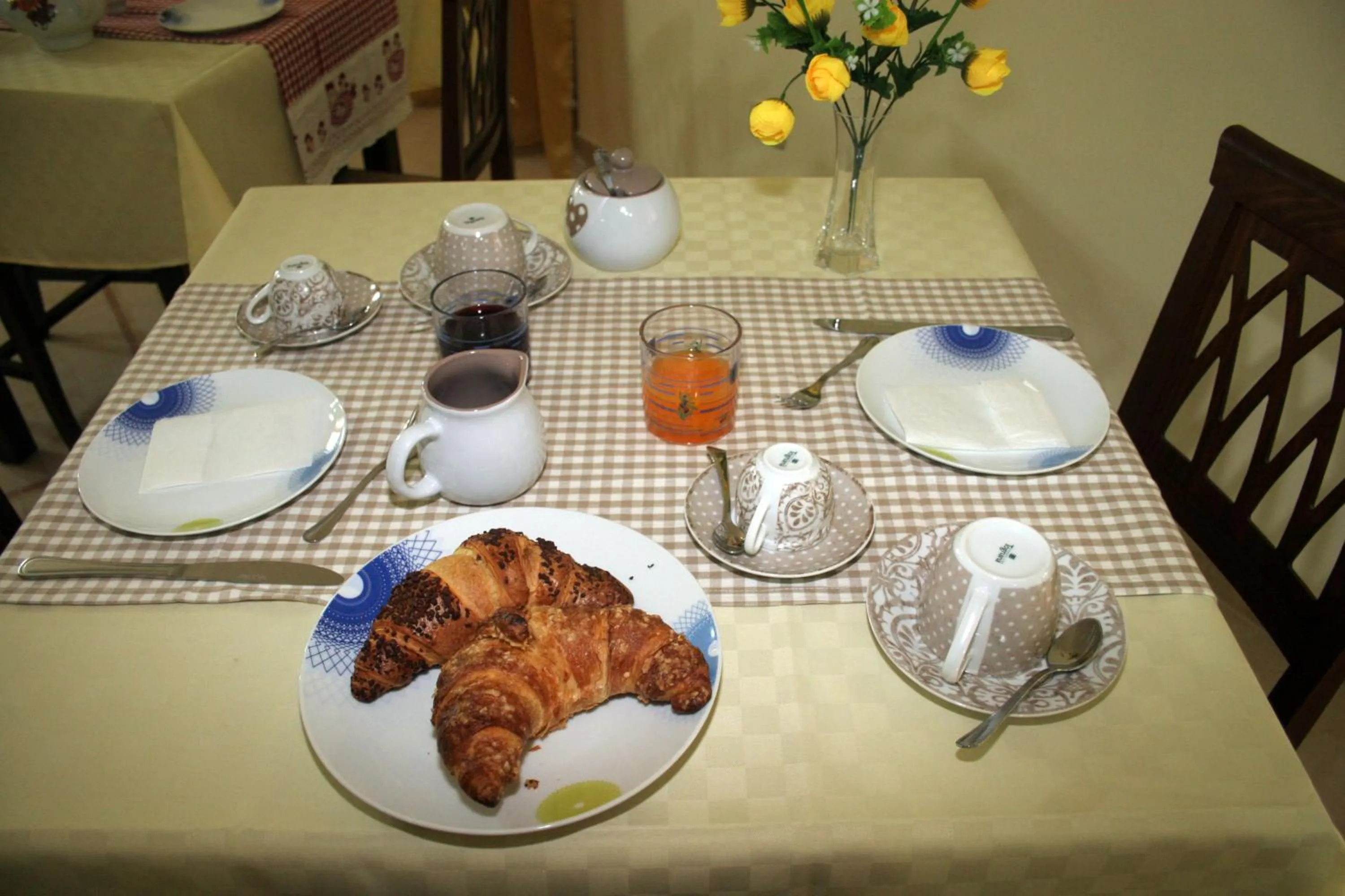 Food and drinks in B&B Villa Eleonora Tropea