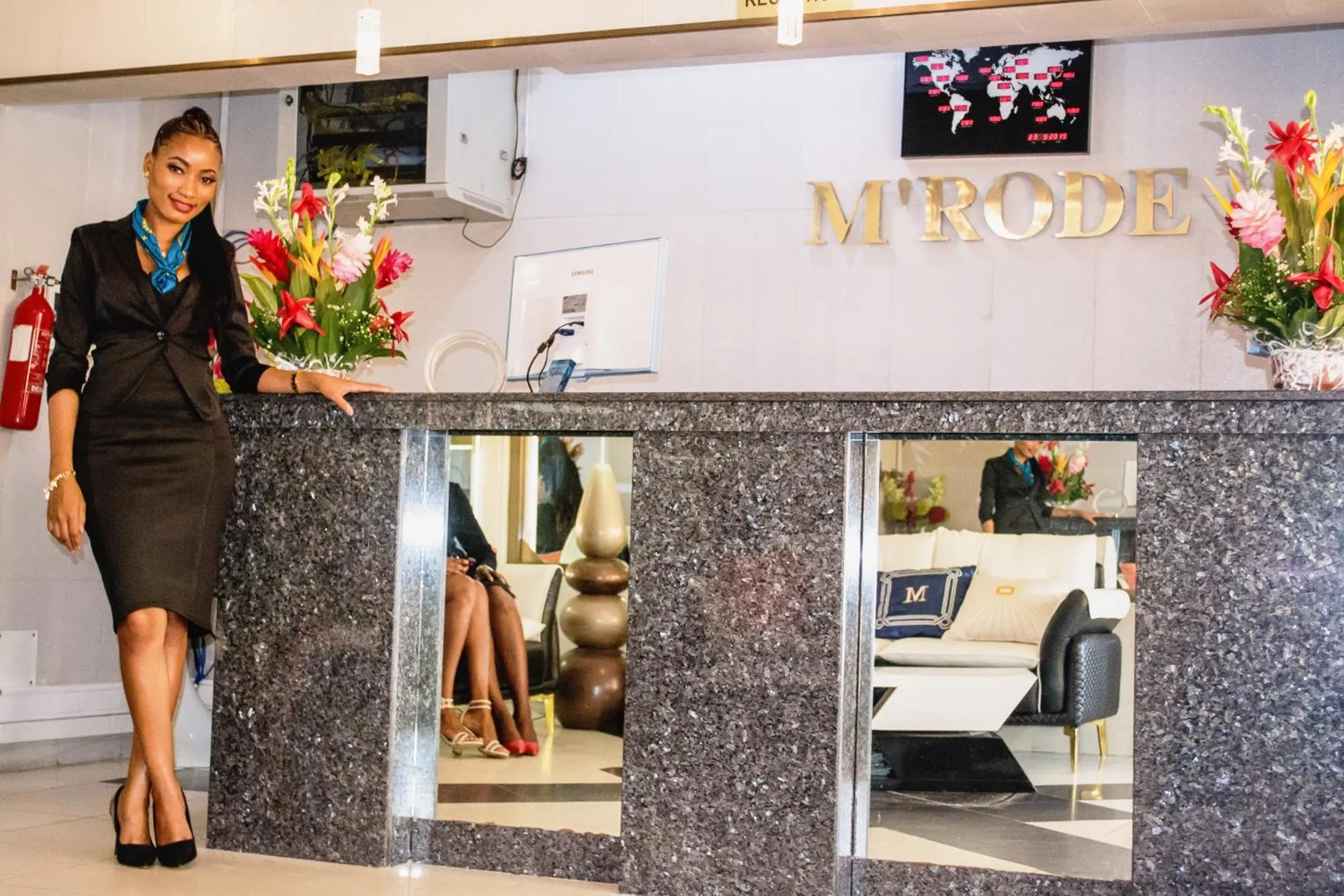 Lobby or reception in Hotel M'Rode