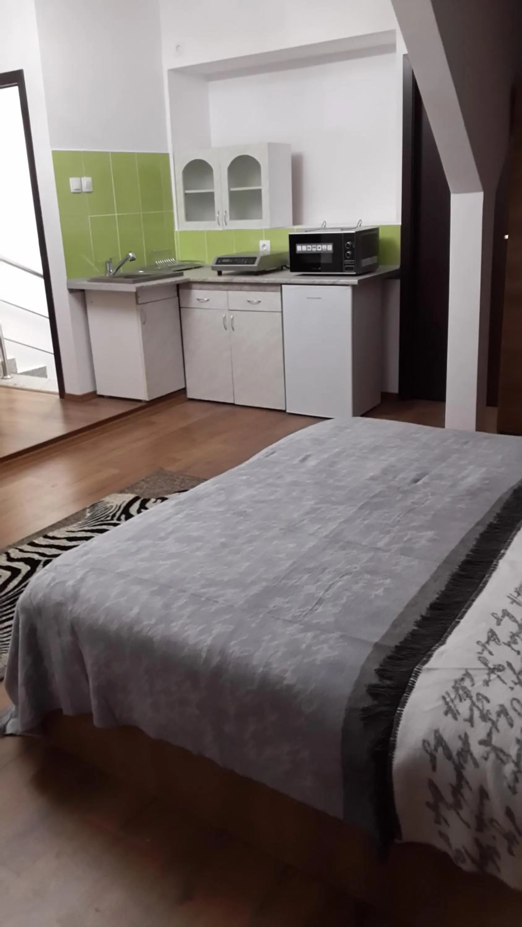 Kitchen or kitchenette, Bed in Carmen Studio