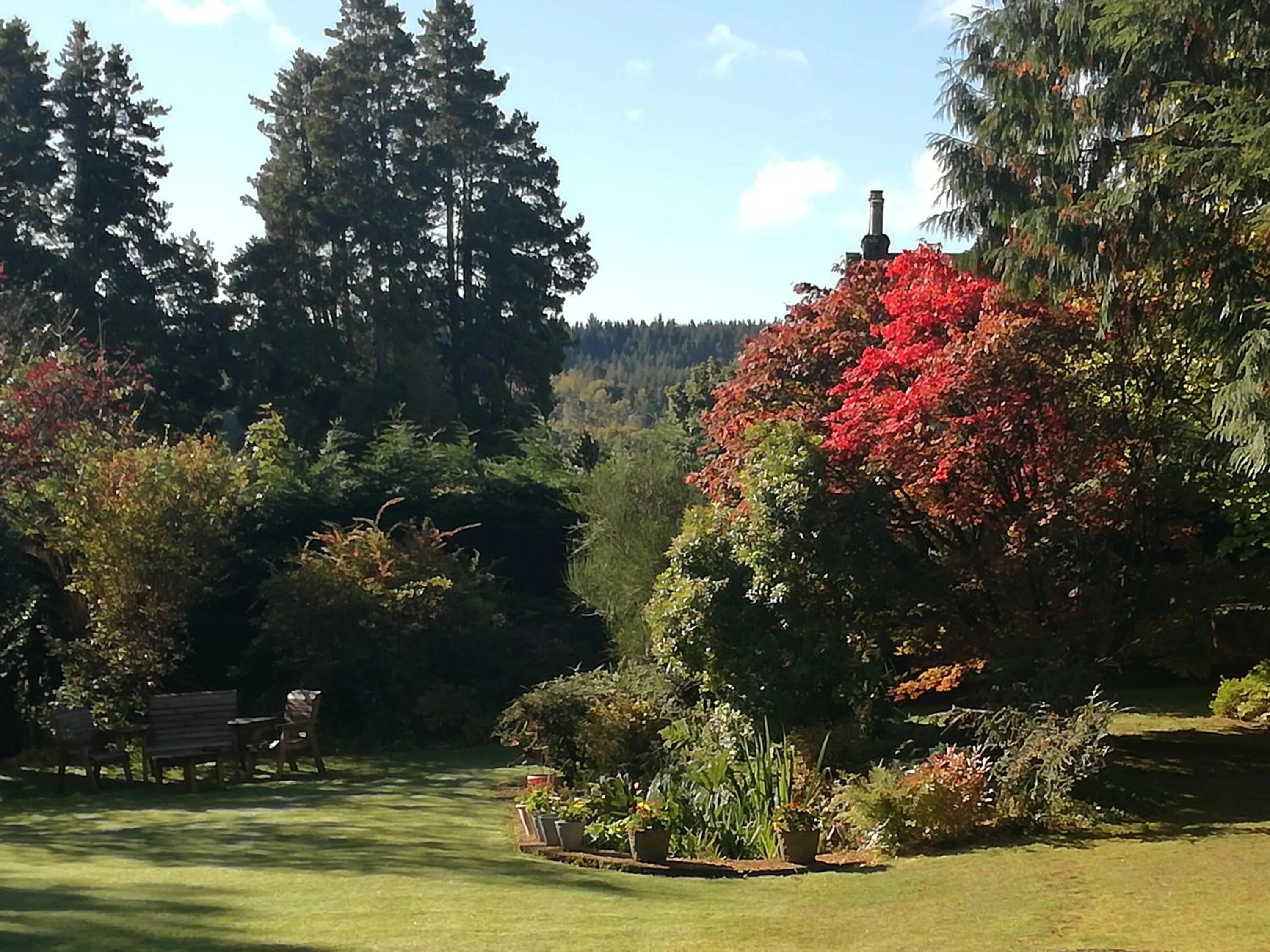 Garden in Lubnaig Guest House