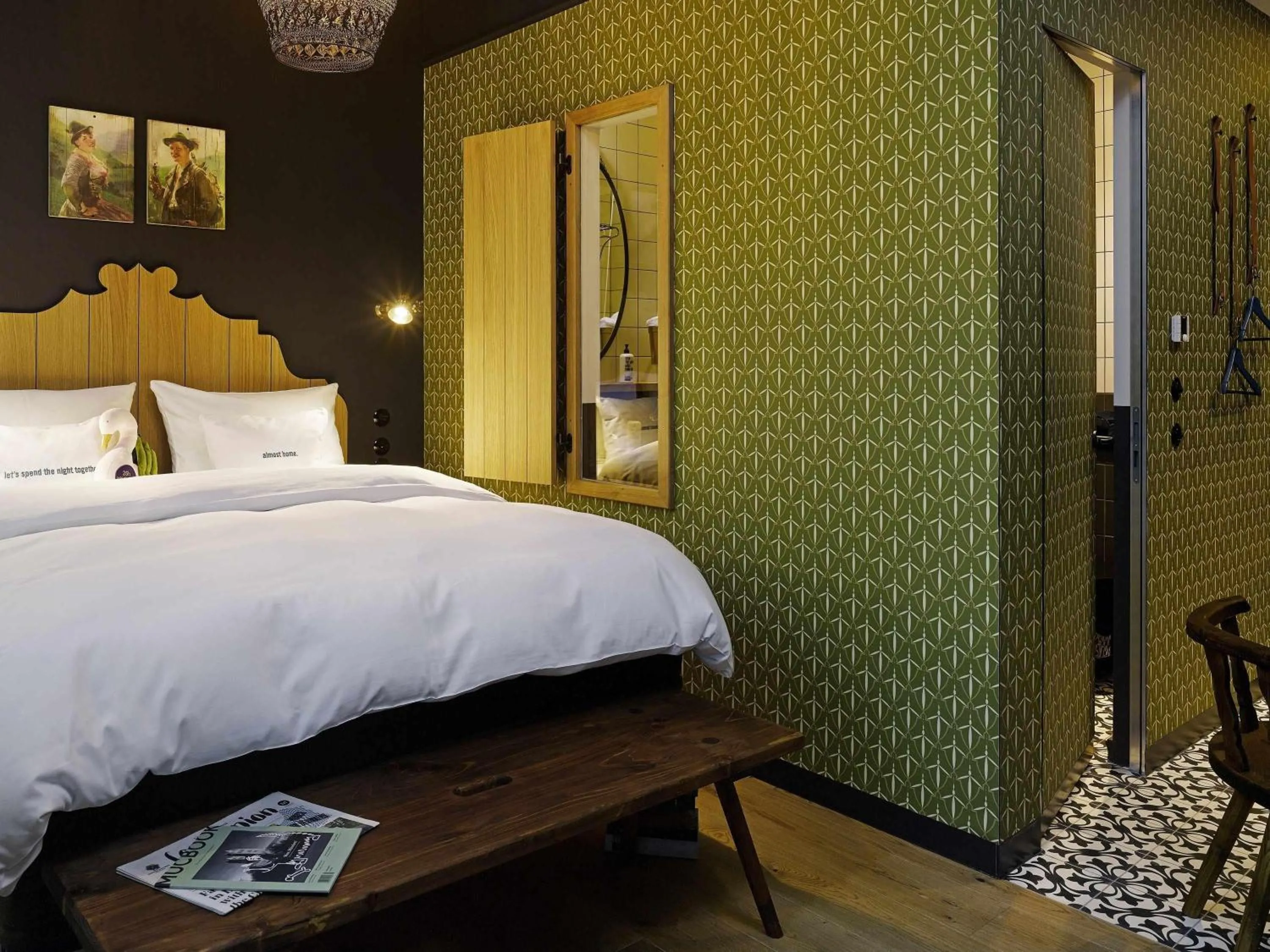 Bedroom, Bed in 25hours Hotel The Royal Bavarian