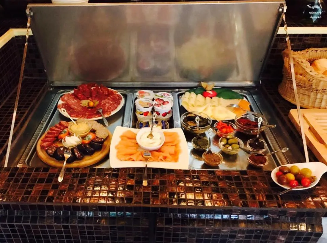 Buffet breakfast in my CITY HOTEL