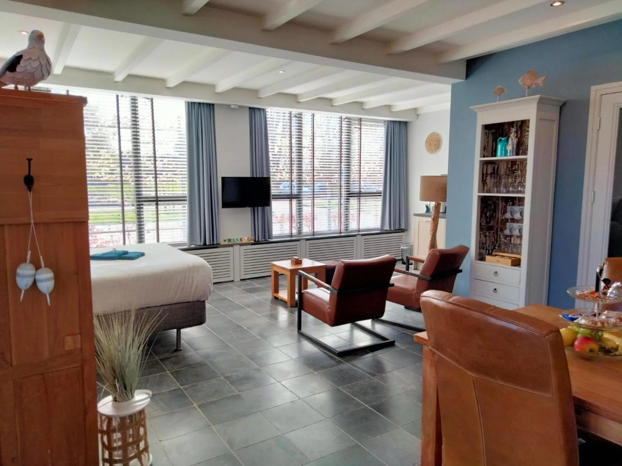 Seating area in B&B Veers Buuten