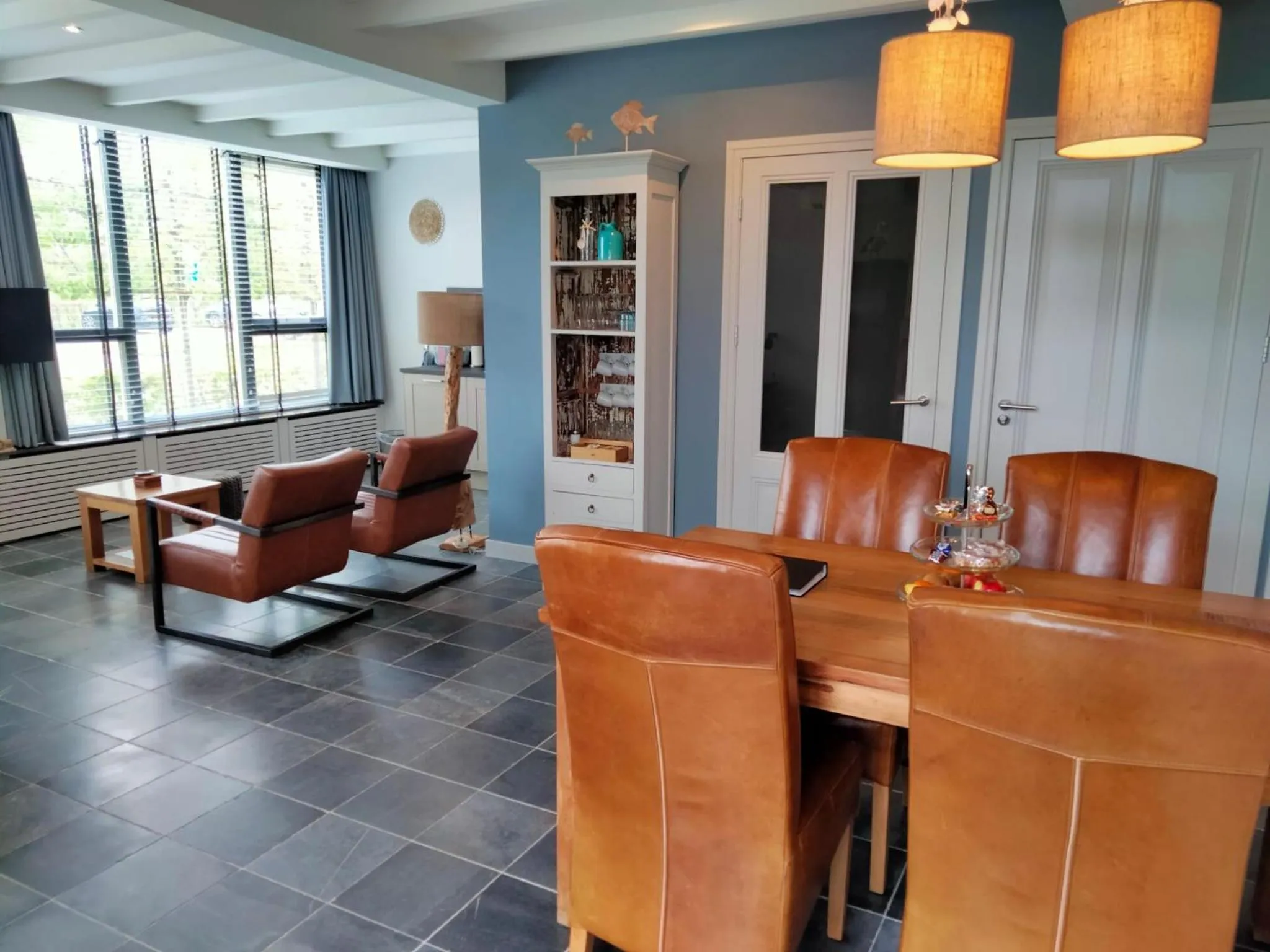 Seating area in B&B Veers Buuten