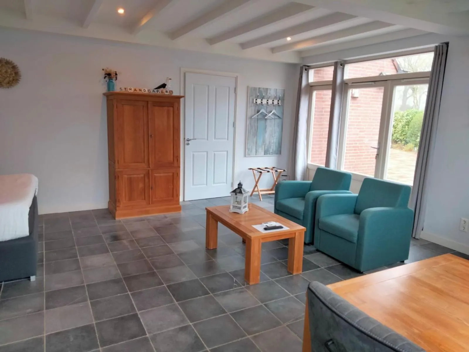 Seating area in B&B Veers Buuten