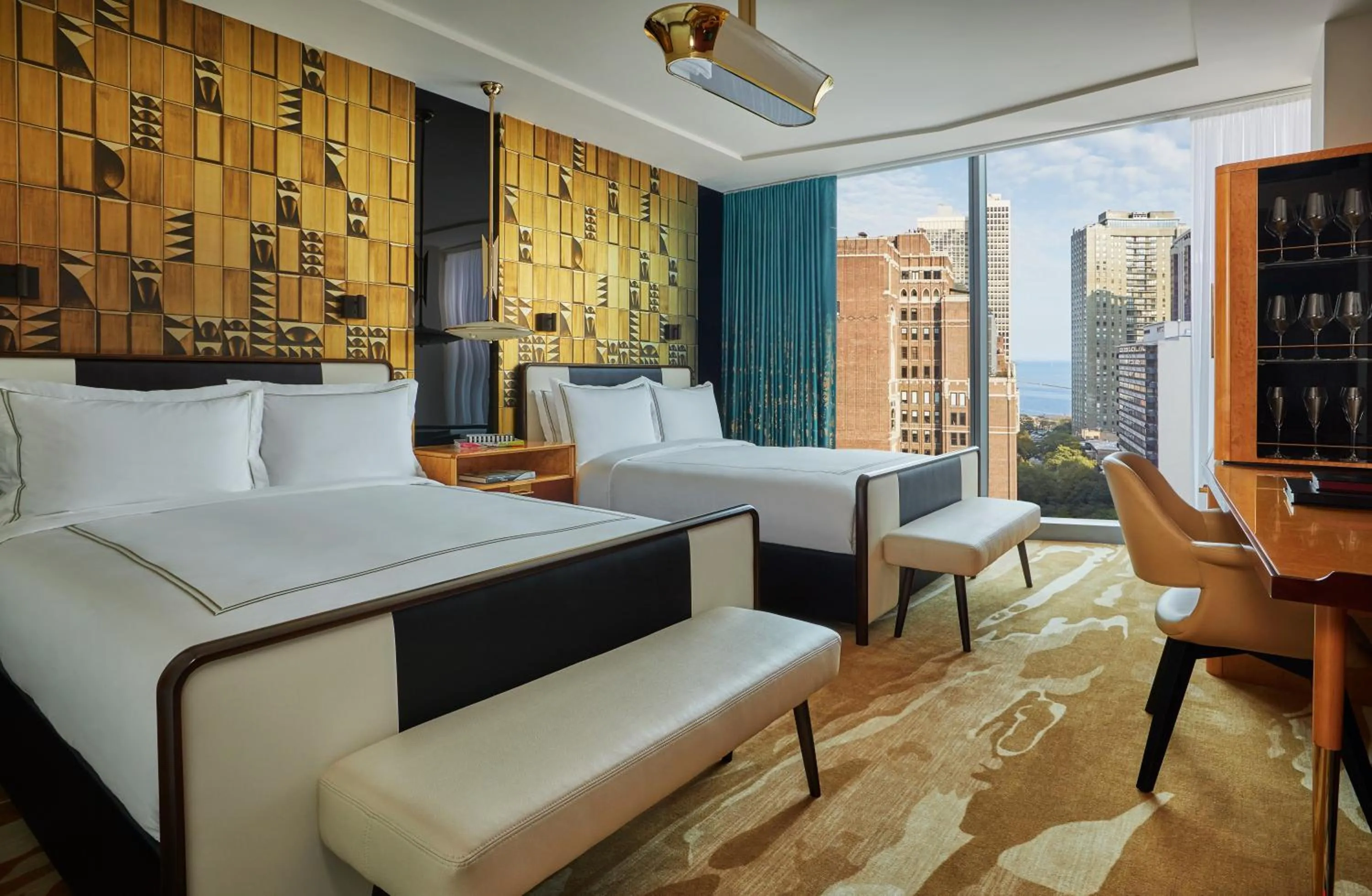 Bed in Viceroy Chicago