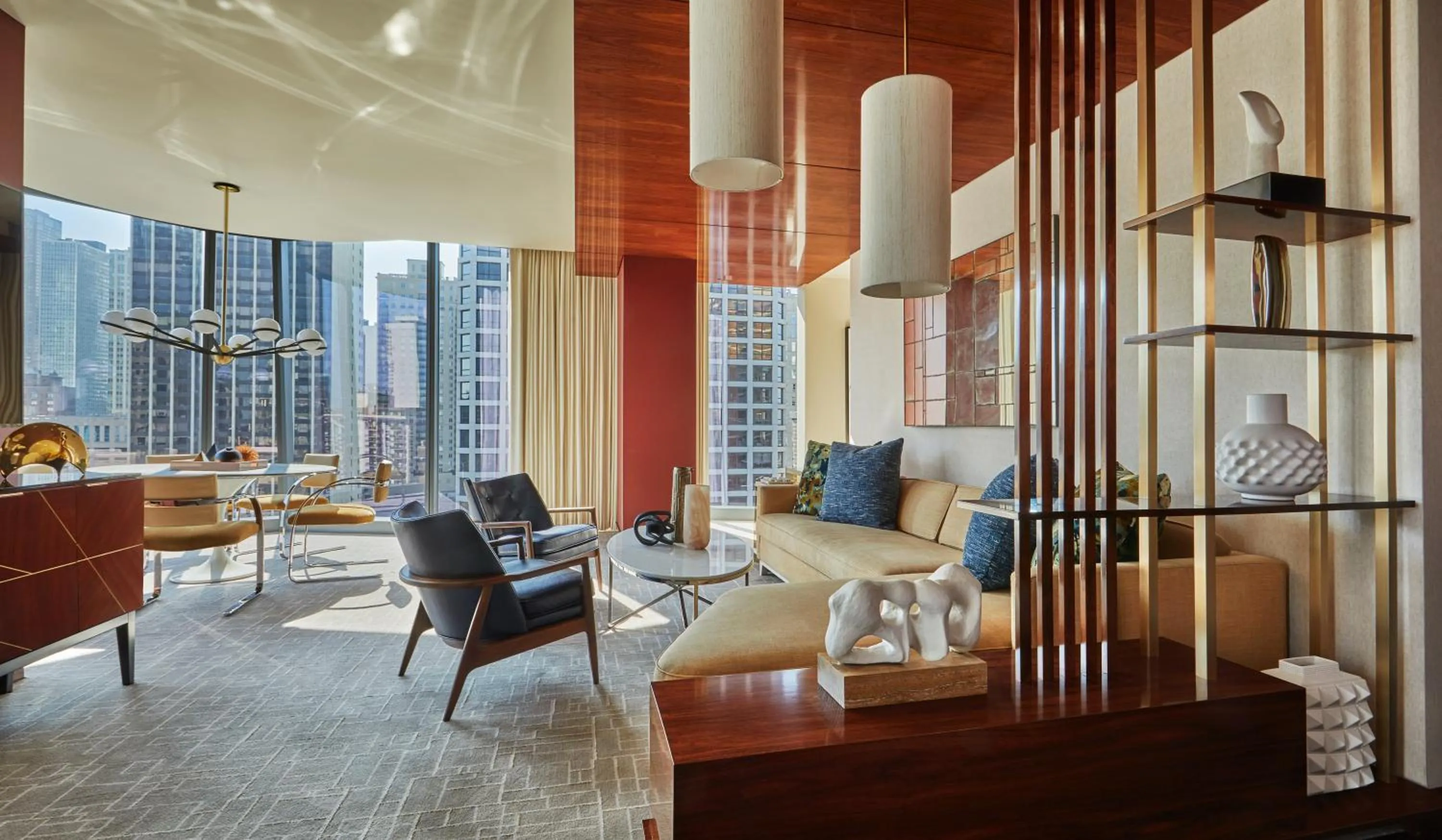 Living room in Viceroy Chicago