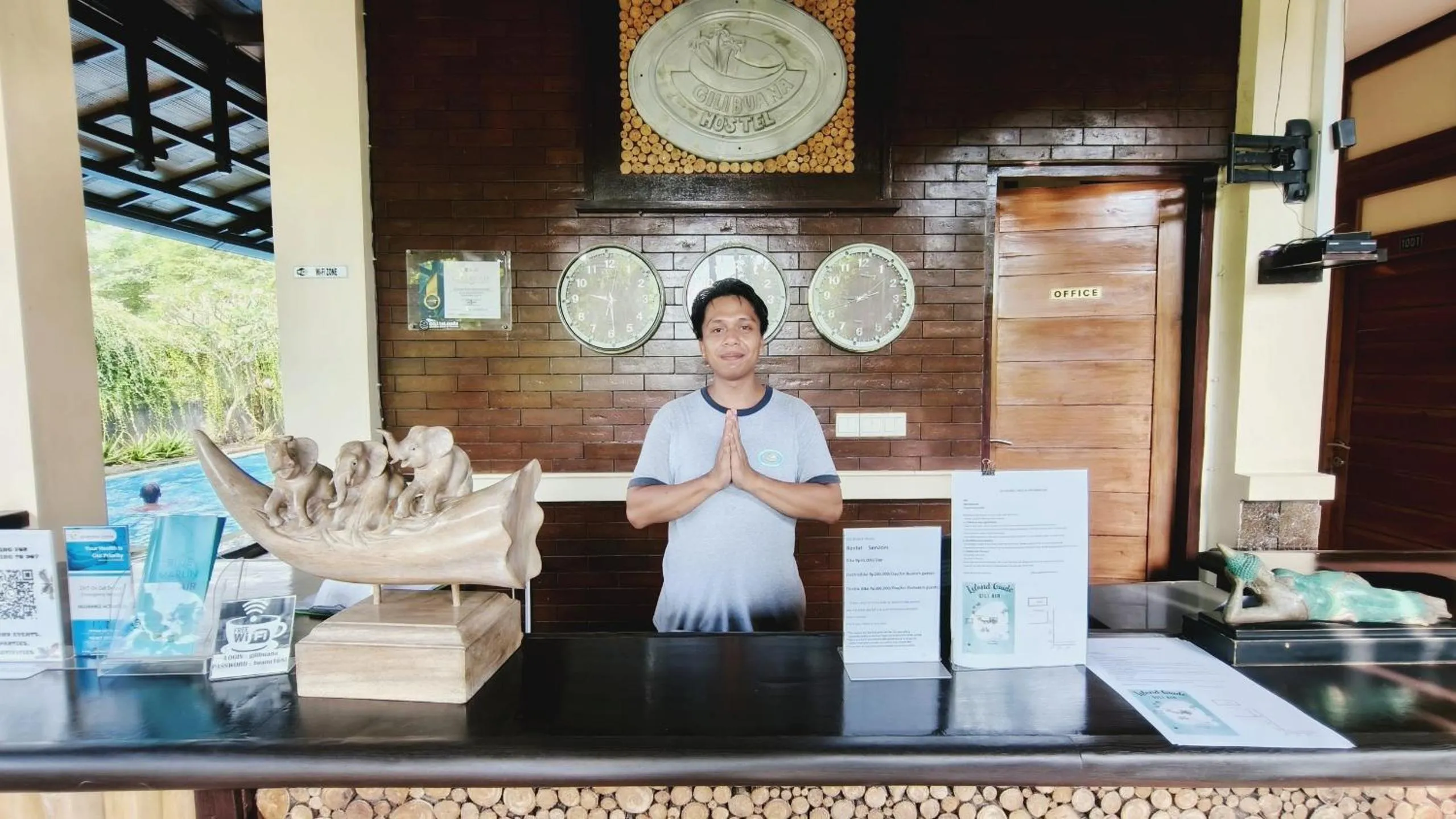 Lobby or reception in Gili Buana Hostel & Backpackers Gili Air