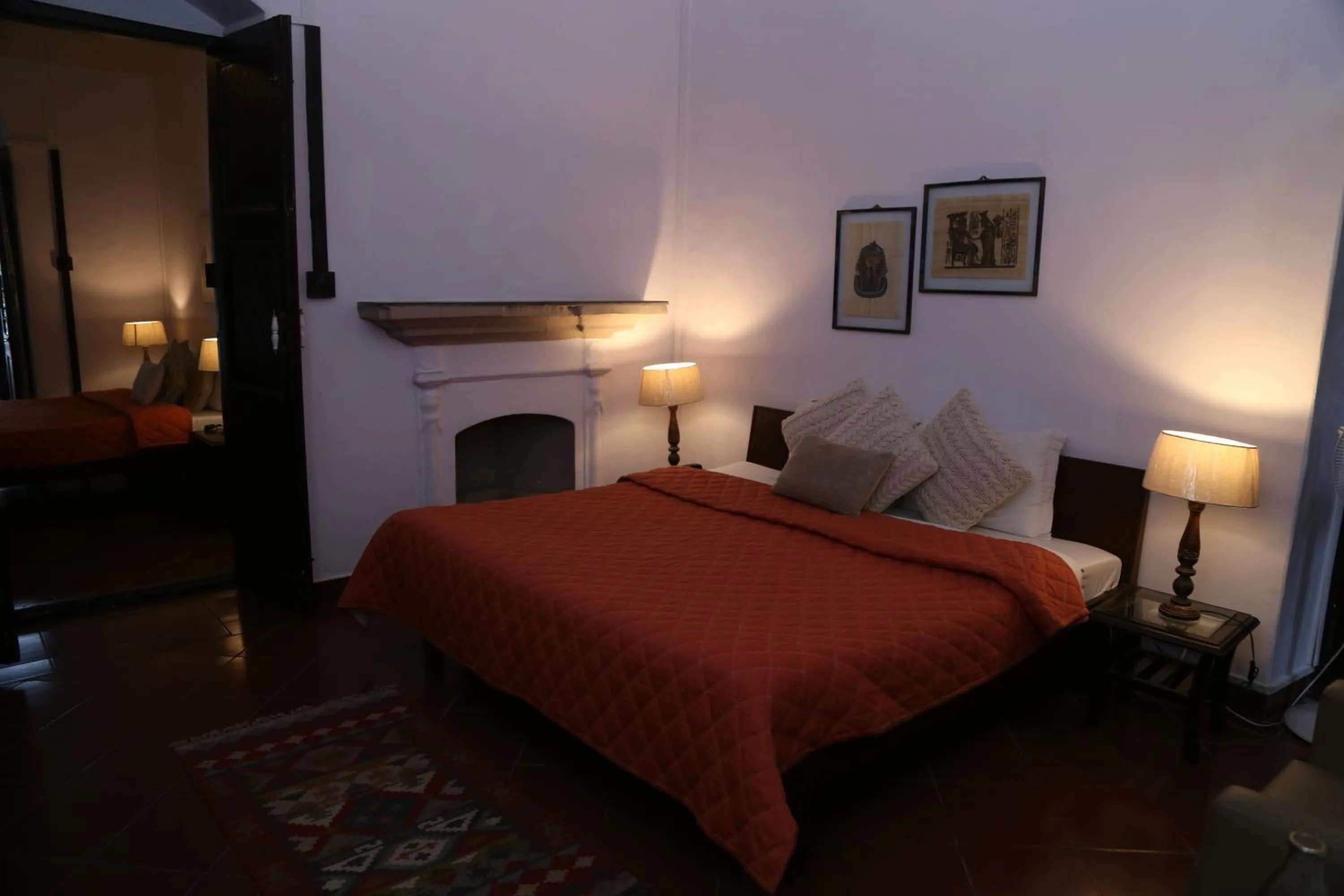 Photo of the whole room, Bed in Raghu Vilas