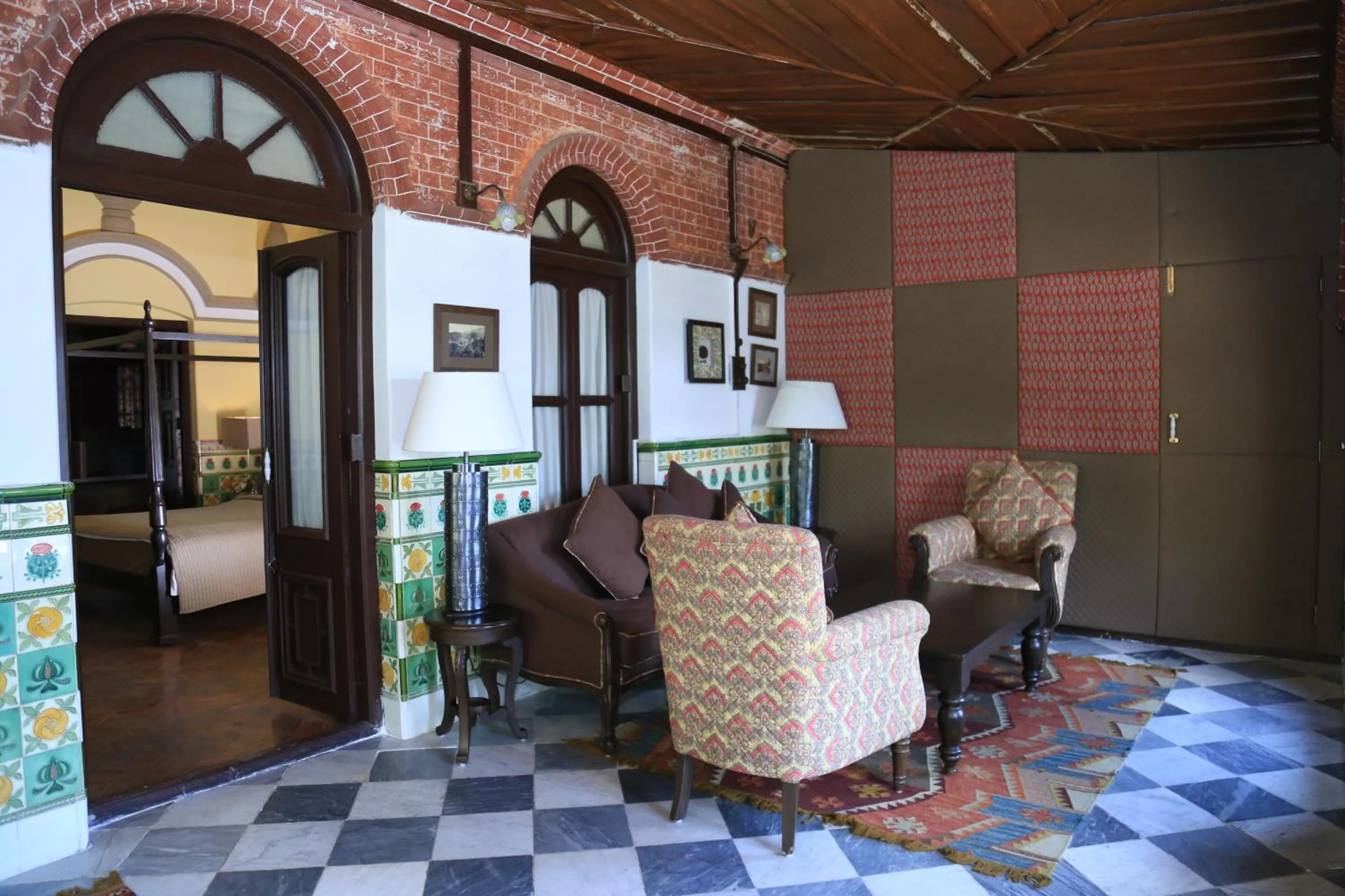 Living room in Raghu Vilas