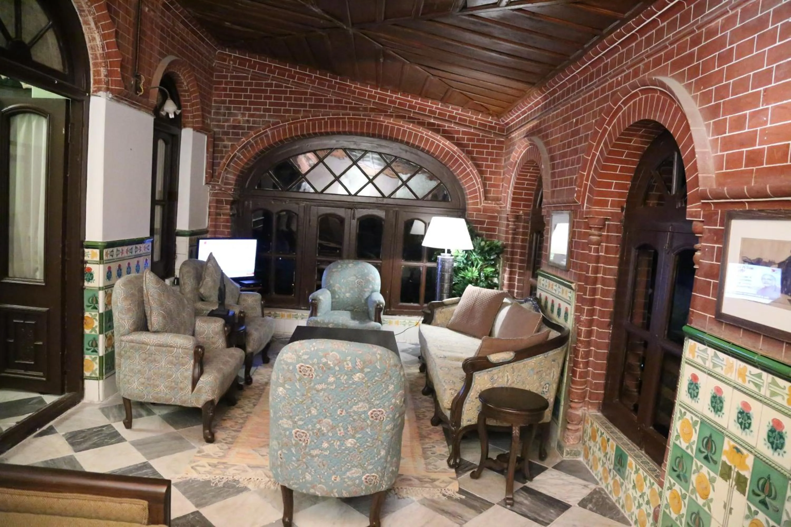 Seating area in Raghu Vilas