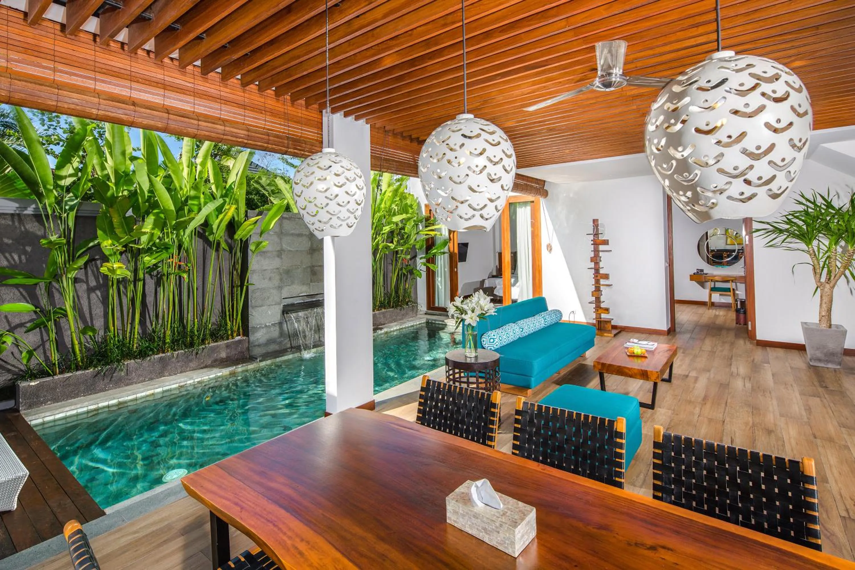 Swimming pool in S18 Bali Villas