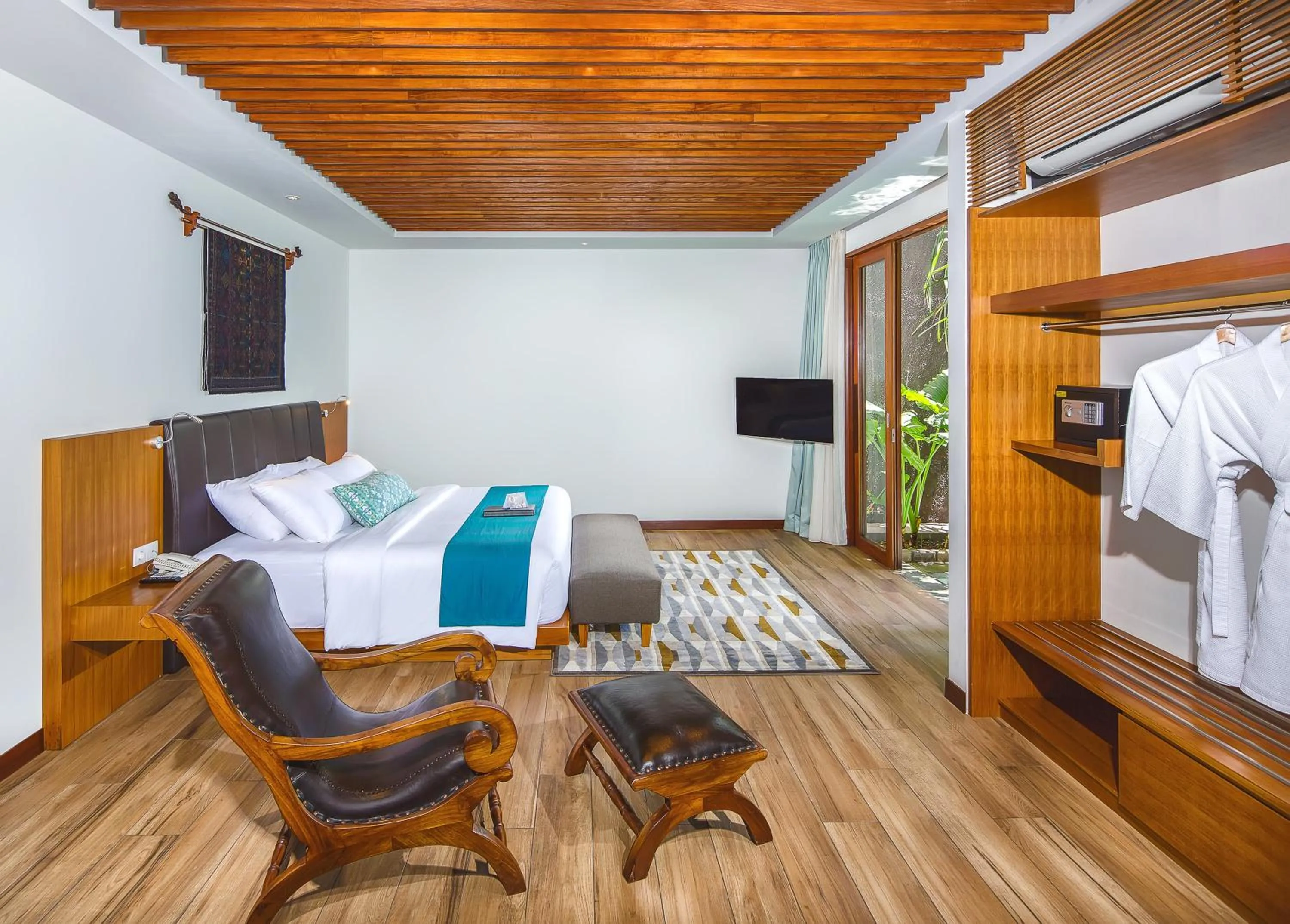 Bedroom, Bed in S18 Bali Villas