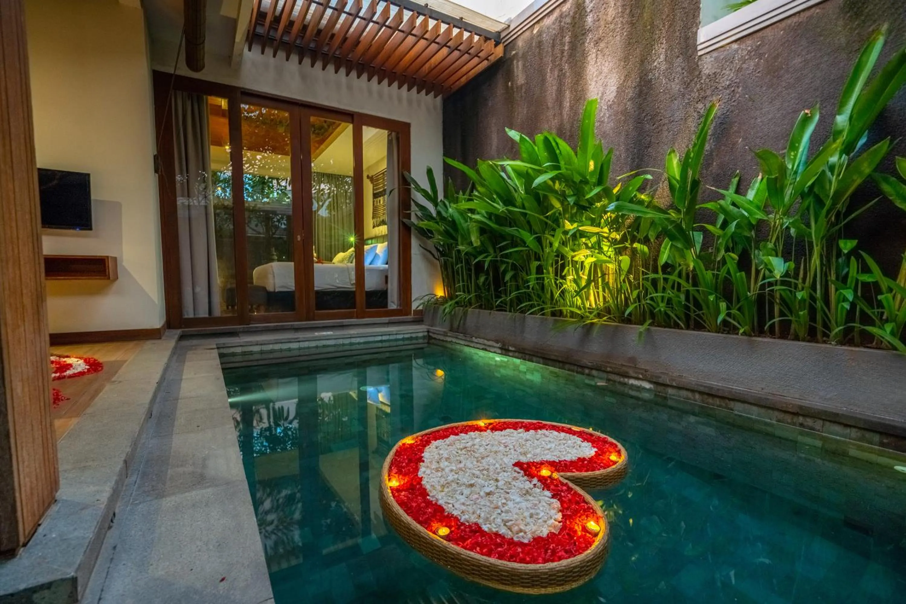 Pool view in S18 Bali Villas