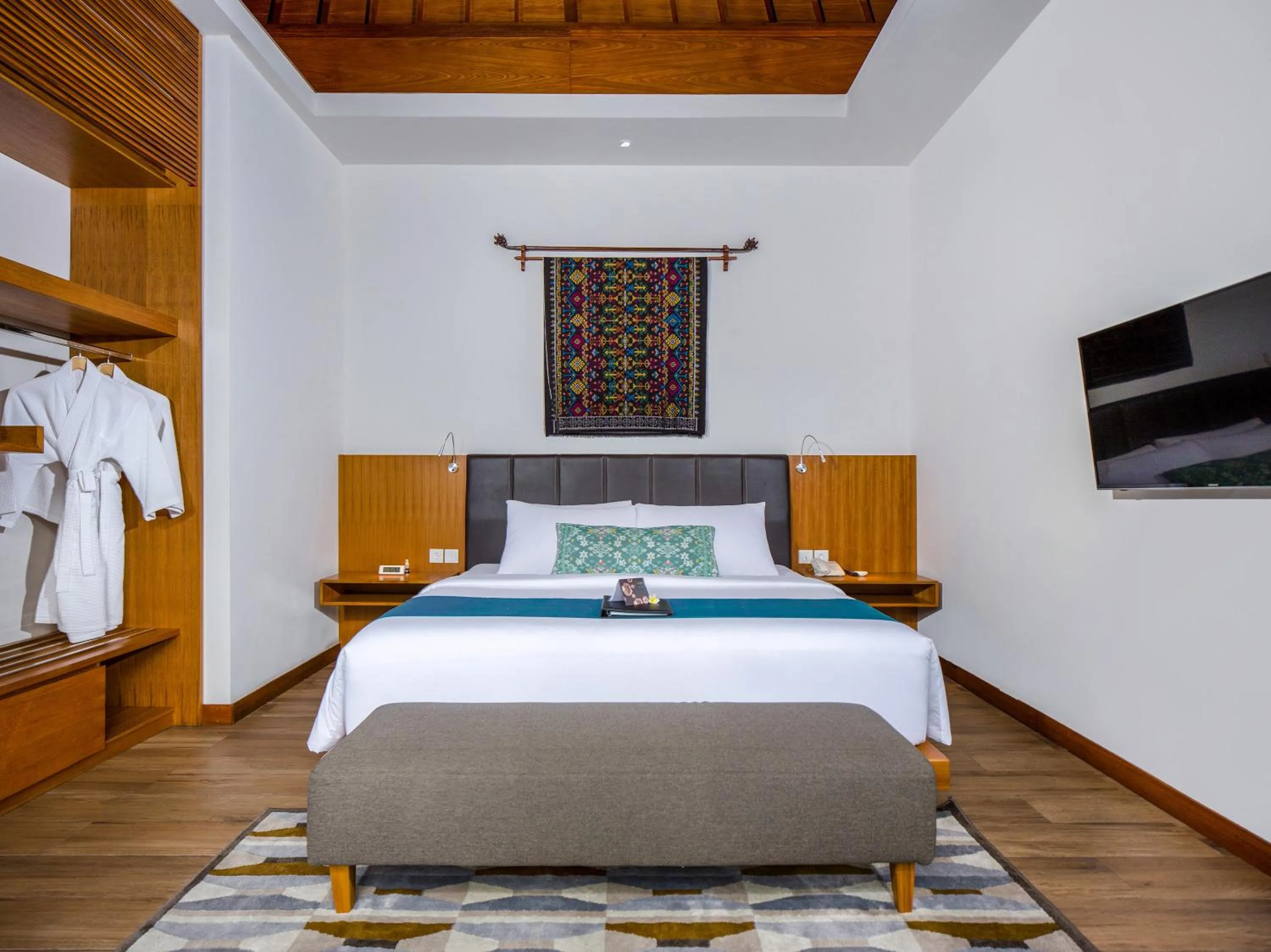 Bedroom, Bed in S18 Bali Villas