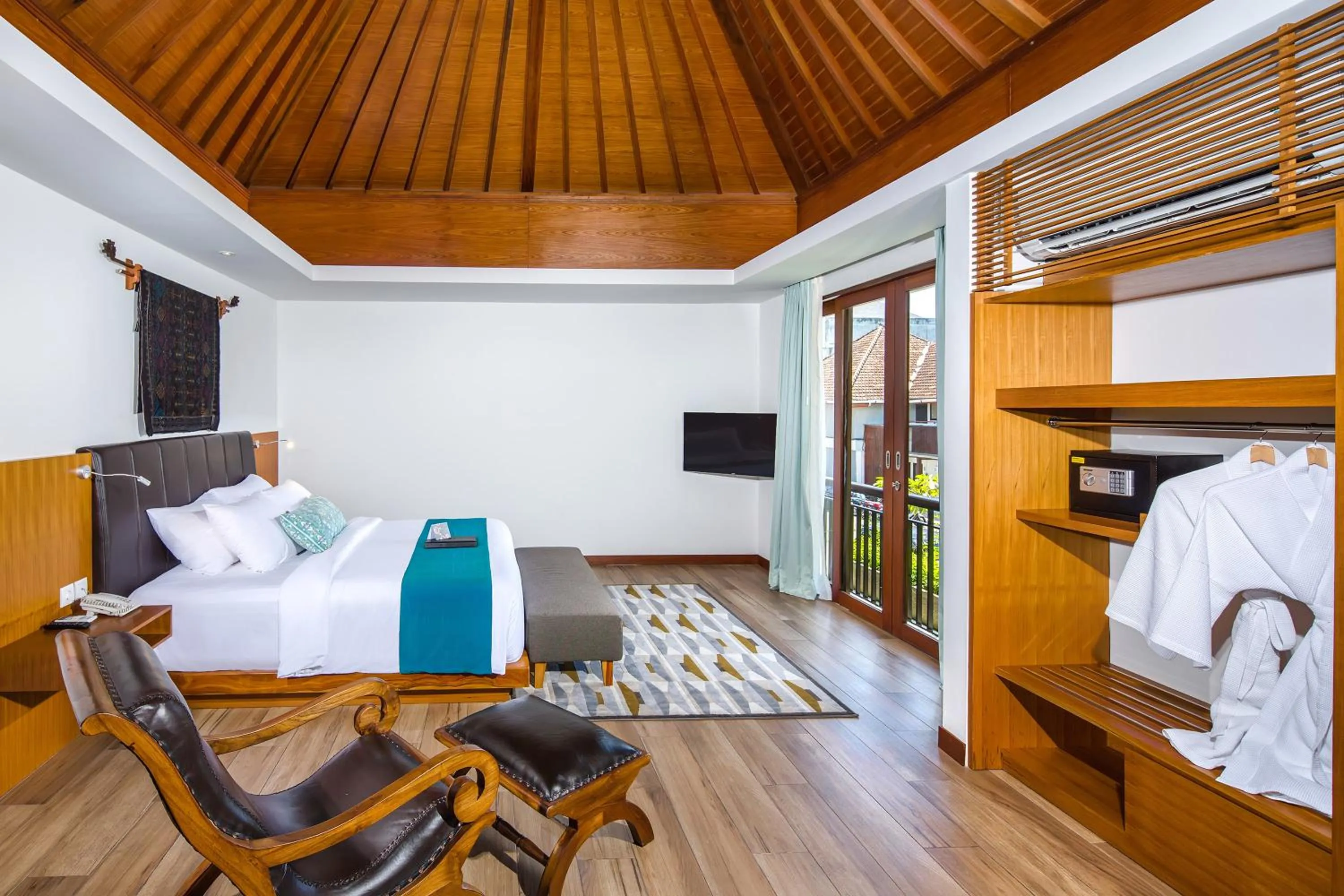 Bedroom, Bed in S18 Bali Villas