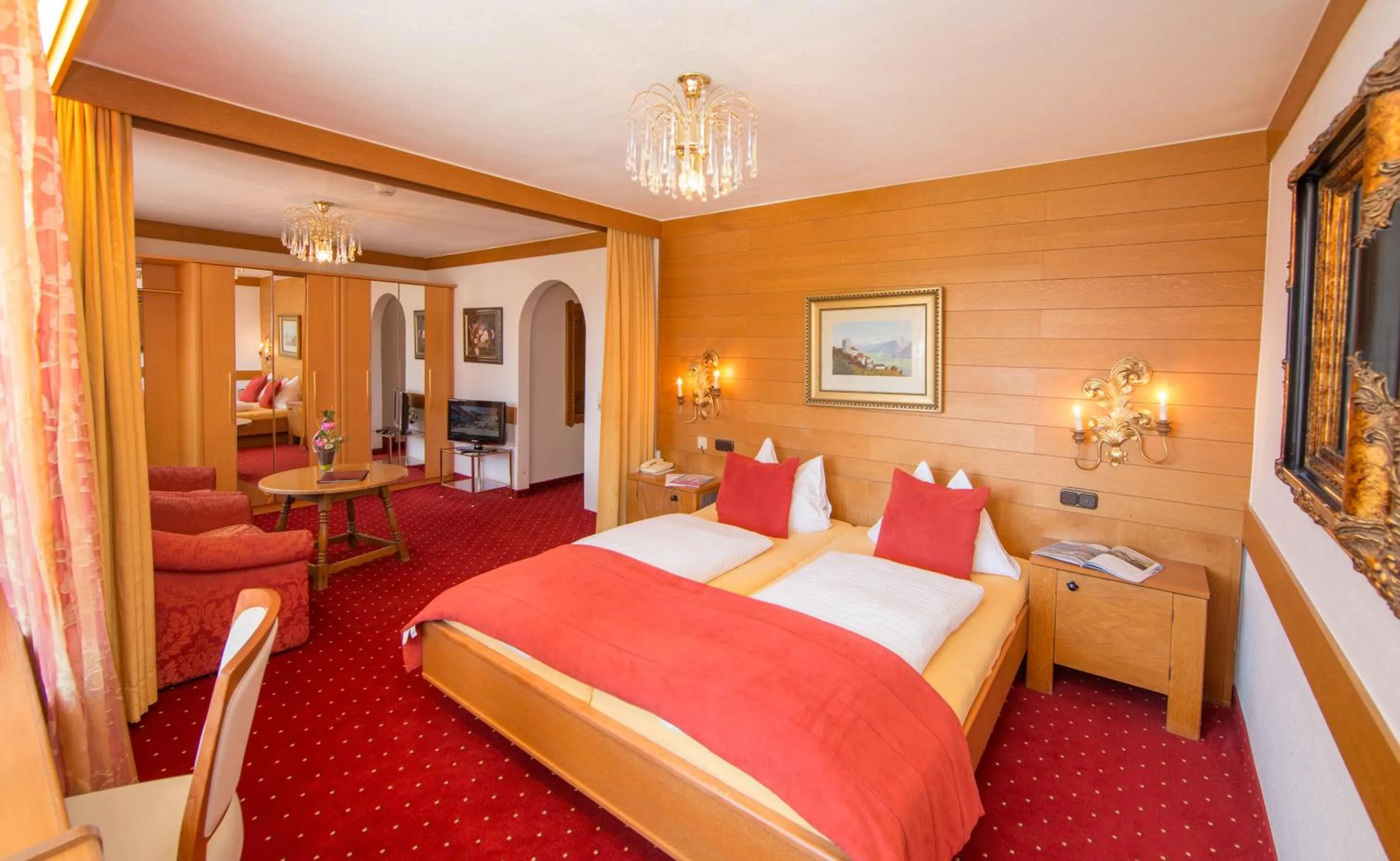 Photo of the whole room, Bed in Berger's Sporthotel