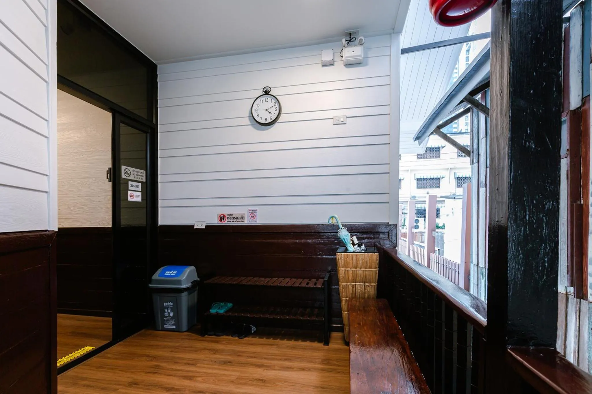 Seating area in Diff Hostel