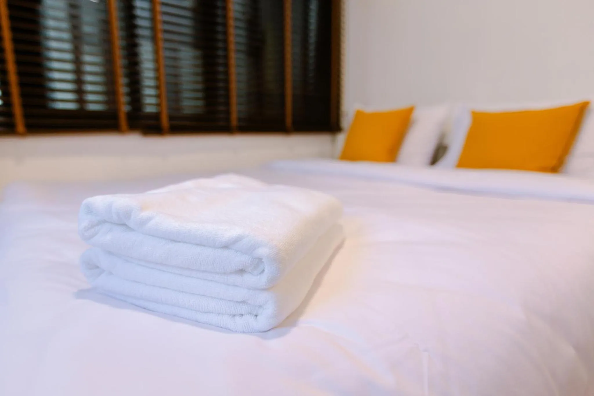 towels, Bed in Diff Hostel