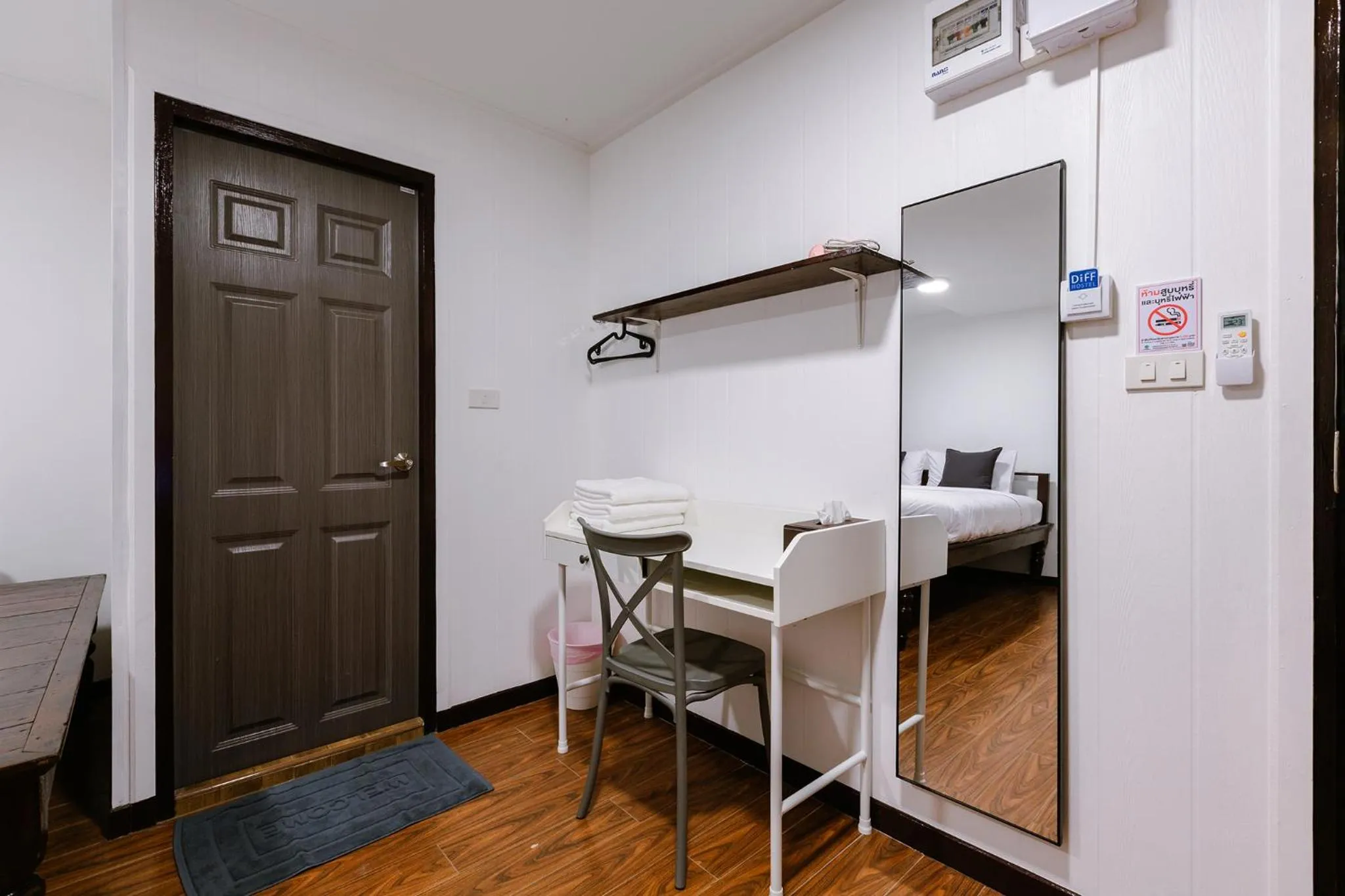 air conditioner in Diff Hostel