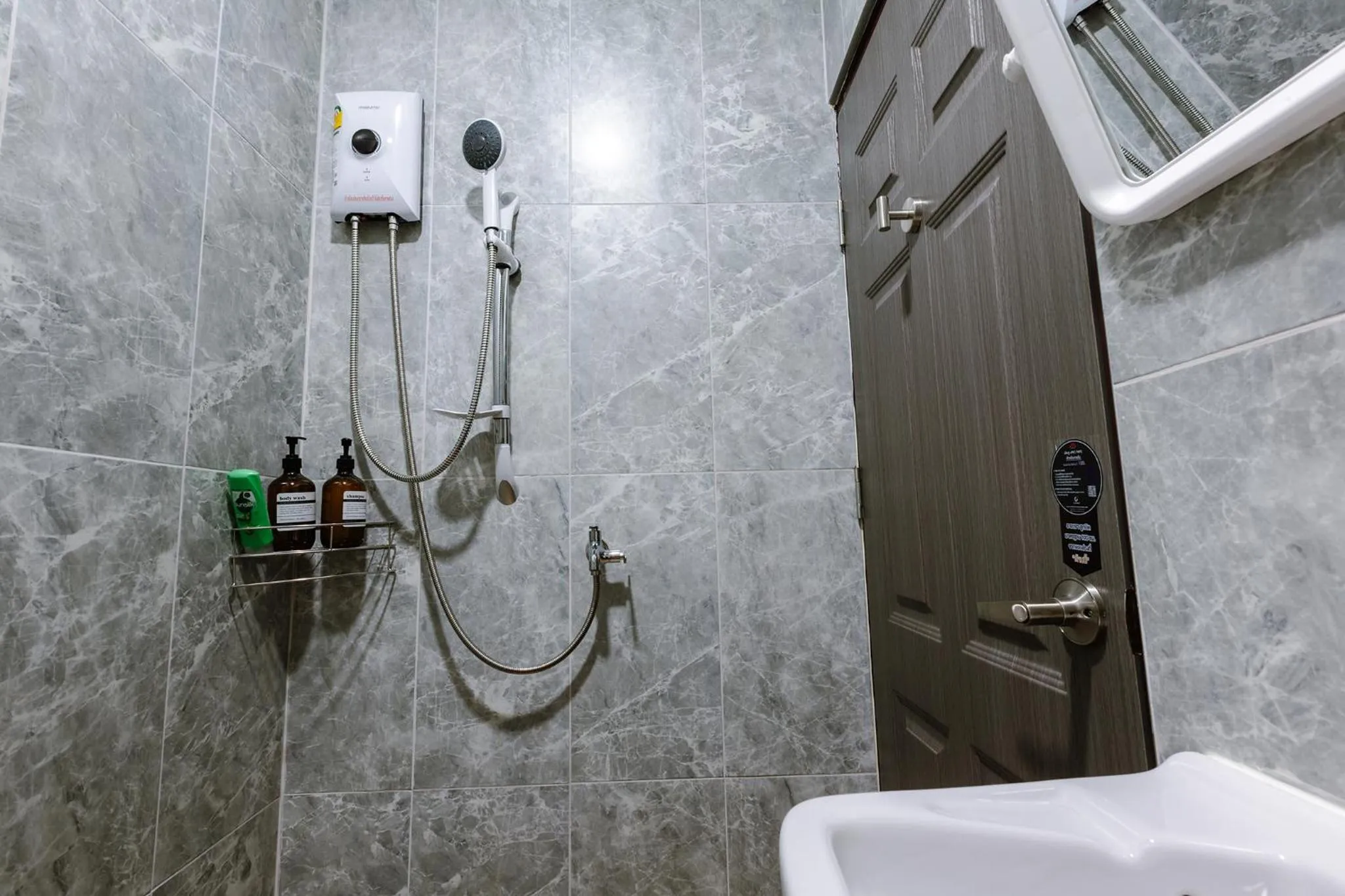 Shower in Diff Hostel