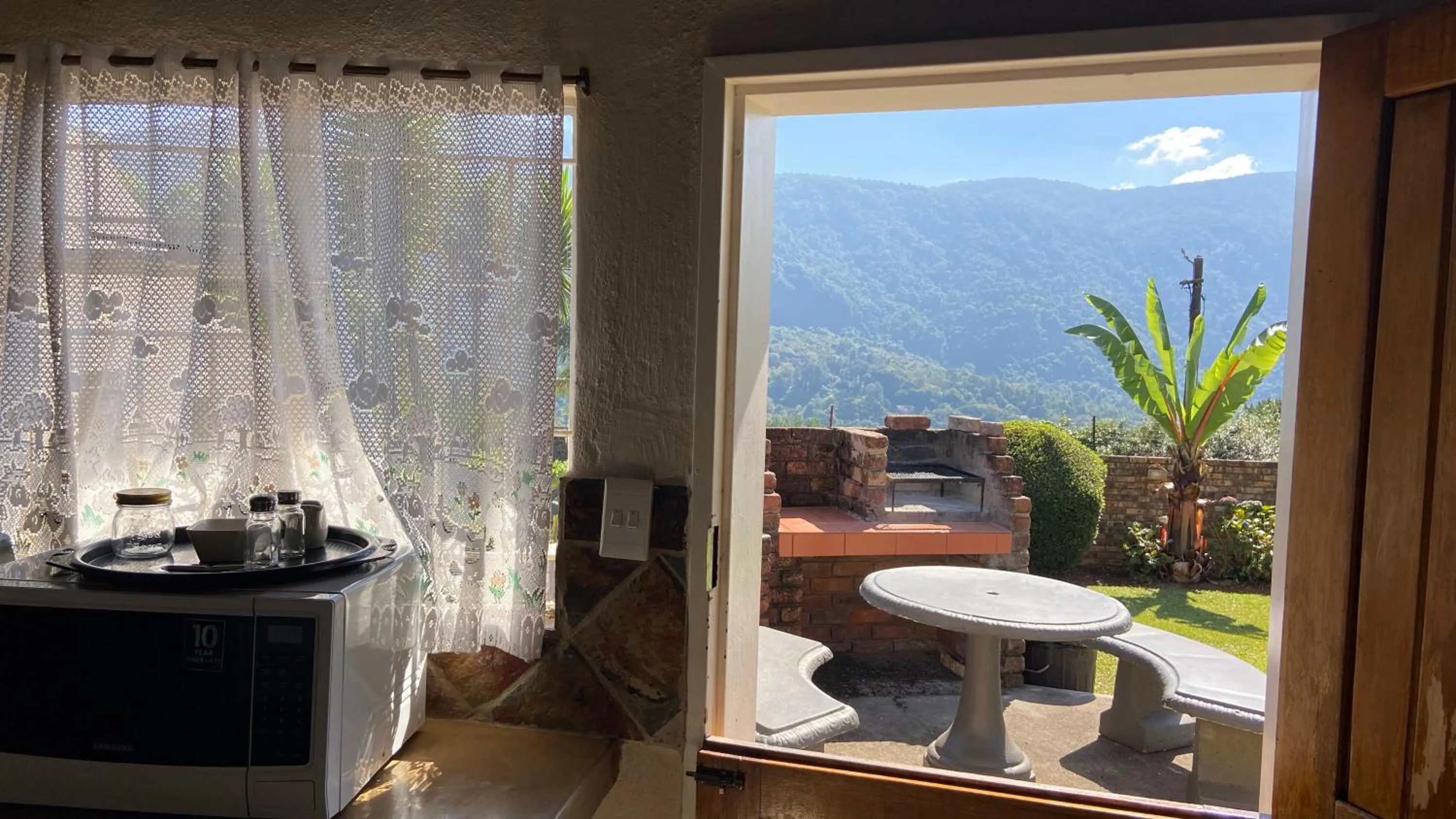 Patio in Magoebaskloof Mountain Lodge