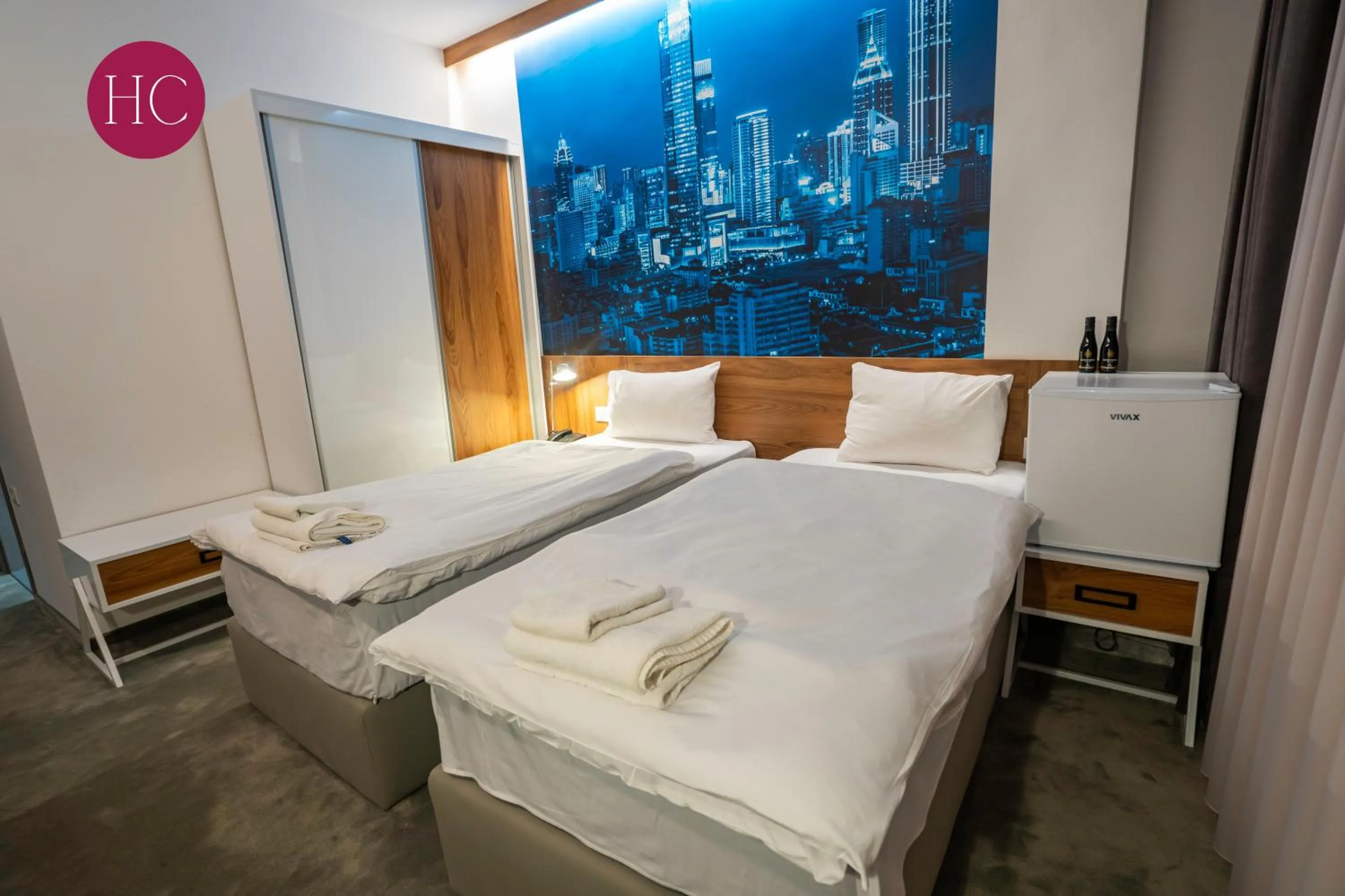 Bed in Central Hotel, Fitness and Spa