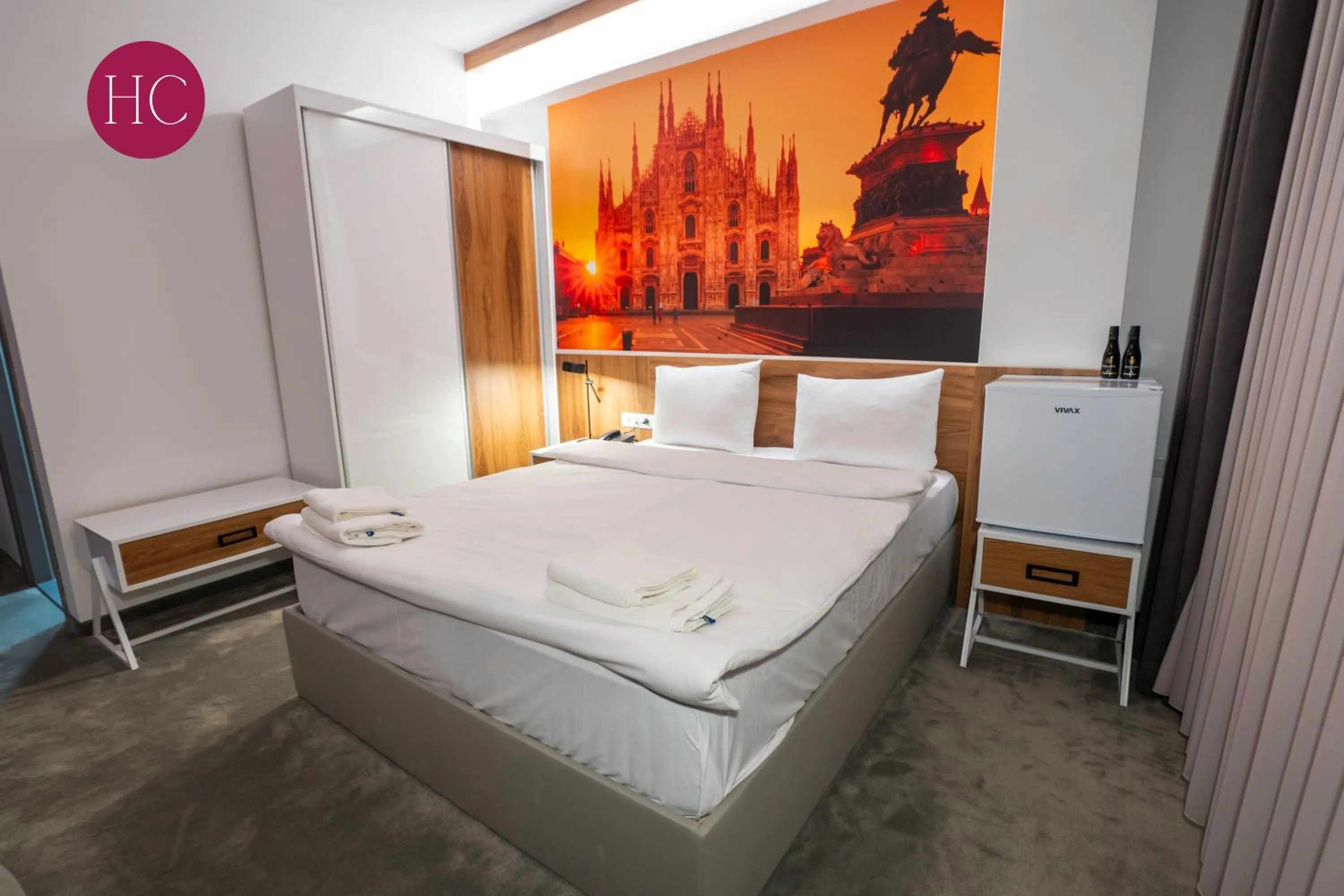 Bed in Central Hotel, Fitness and Spa