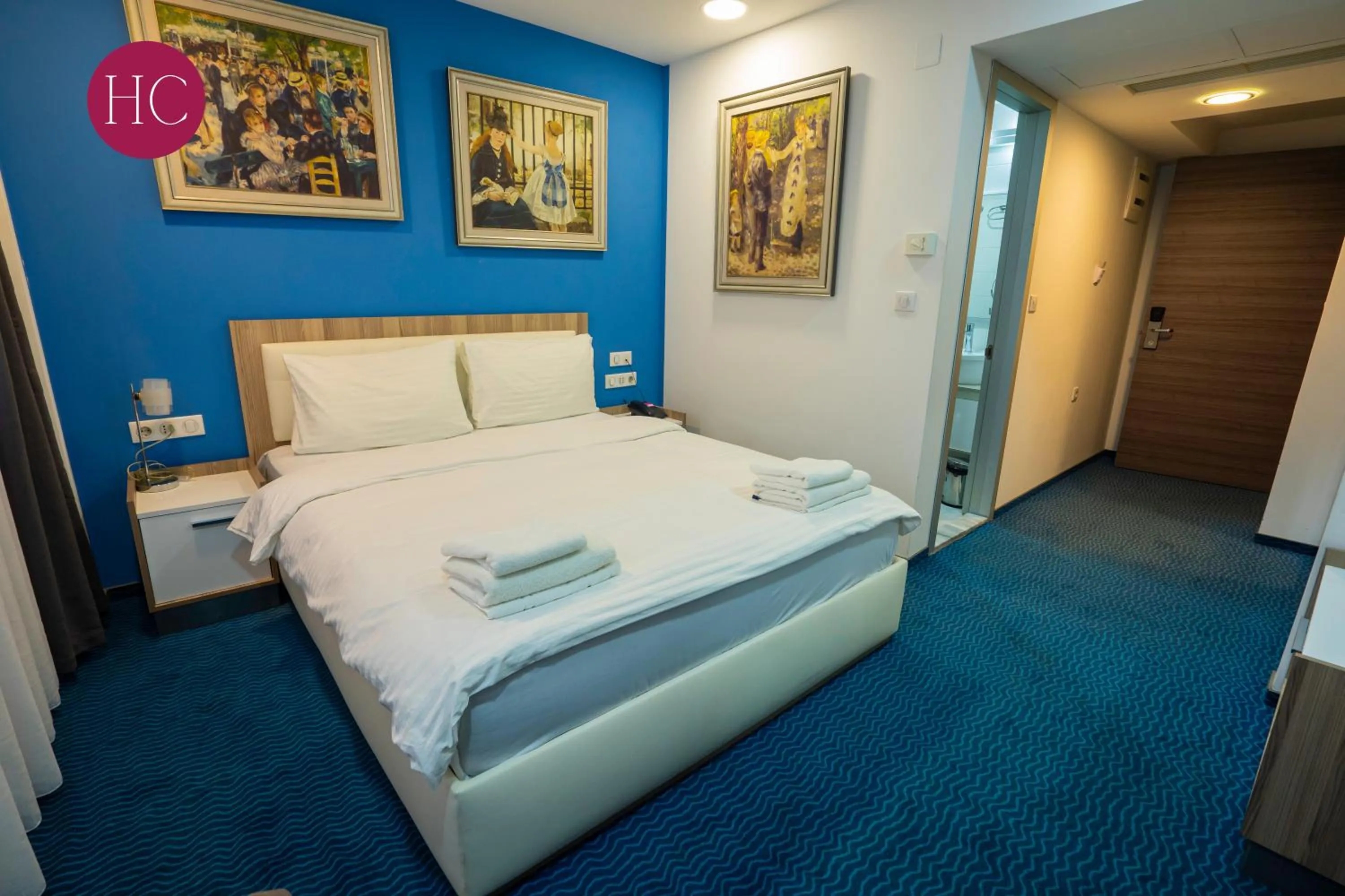 Bed in Central Hotel, Fitness and Spa