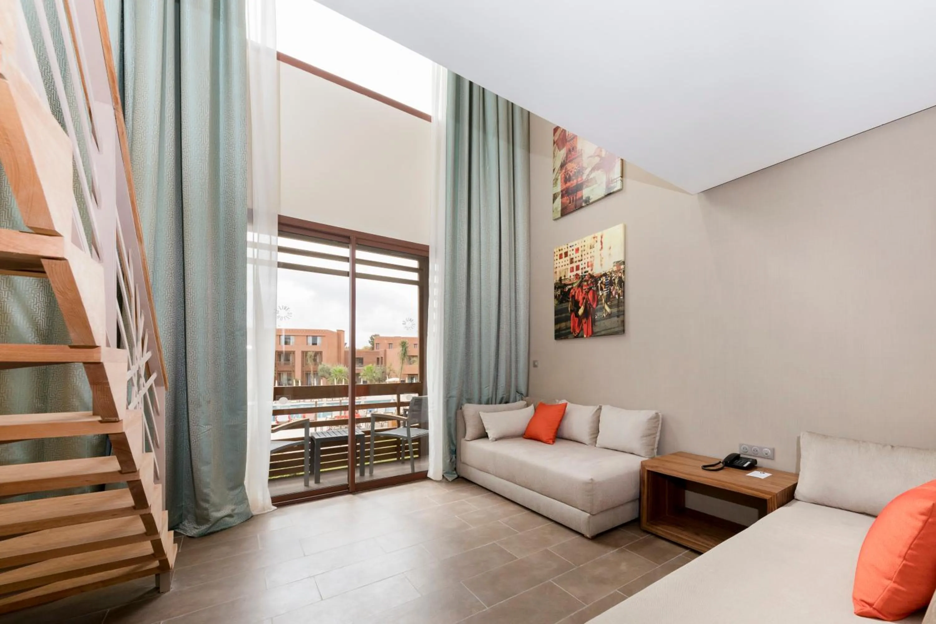 Balcony/Terrace, Bed in Be Live Experience Marrakech Palmeraie - All Inclusive