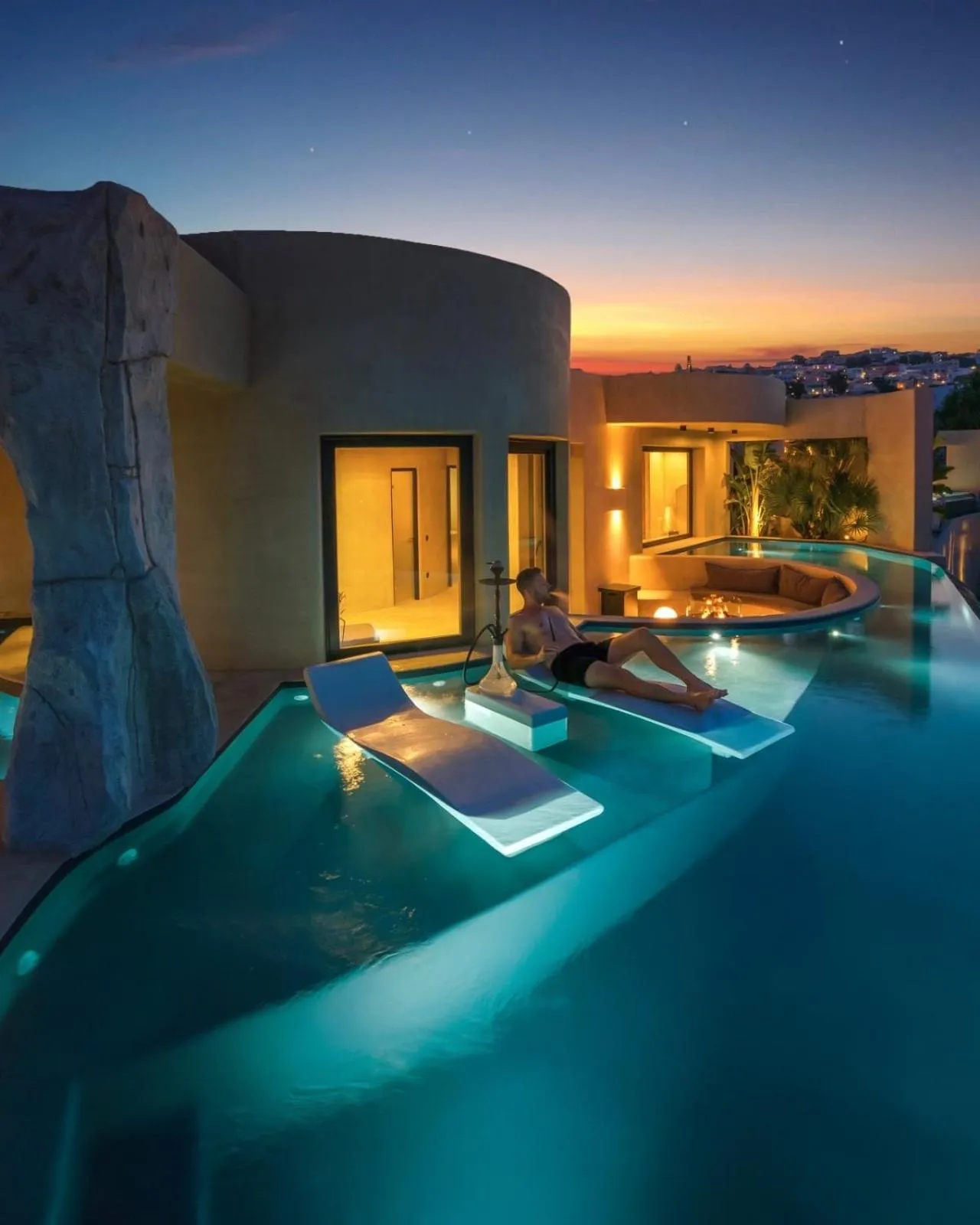 Pool view in Senses Luxury Houses
