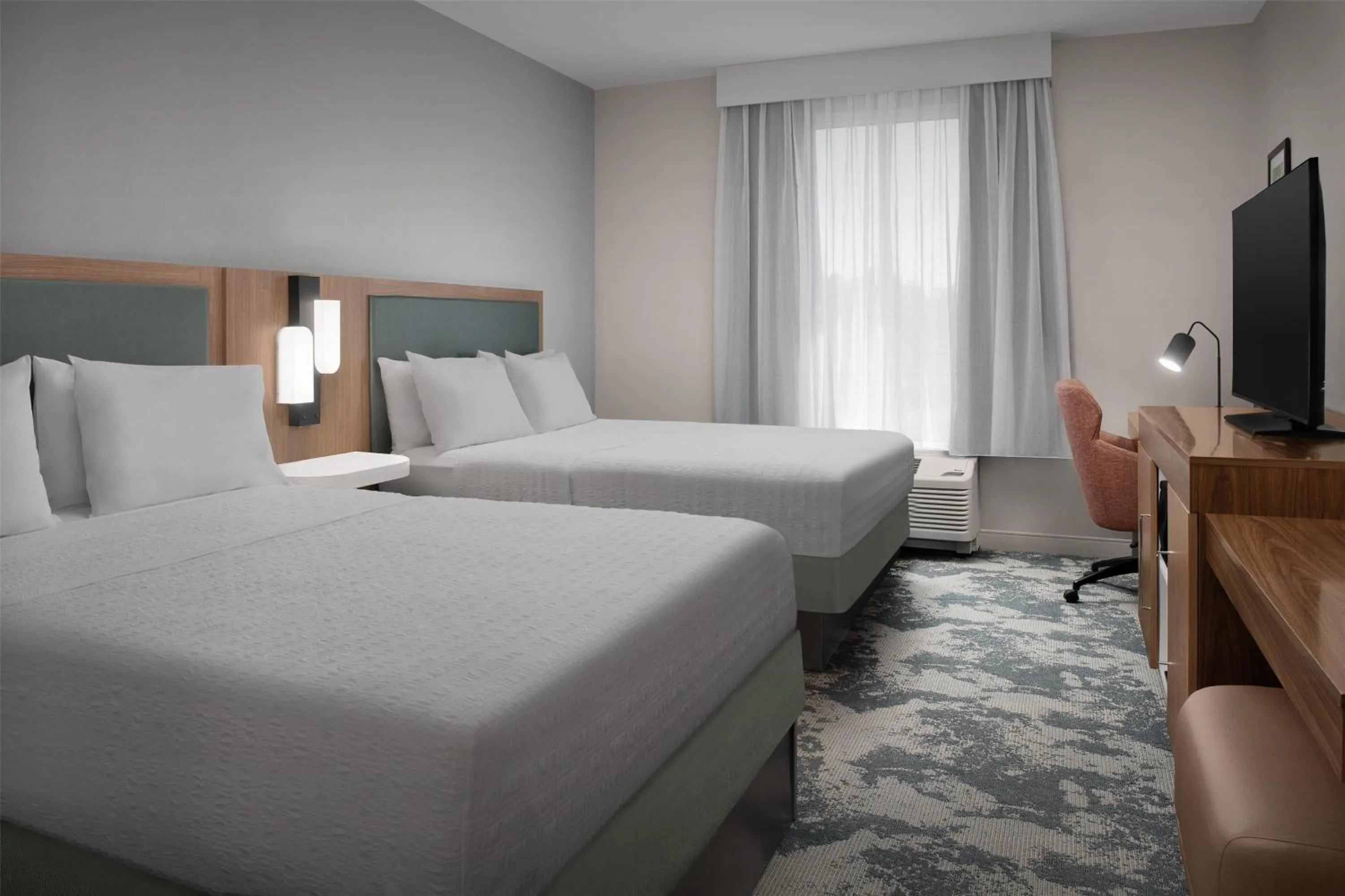 Bed in Hampton Inn & Suites Walterboro