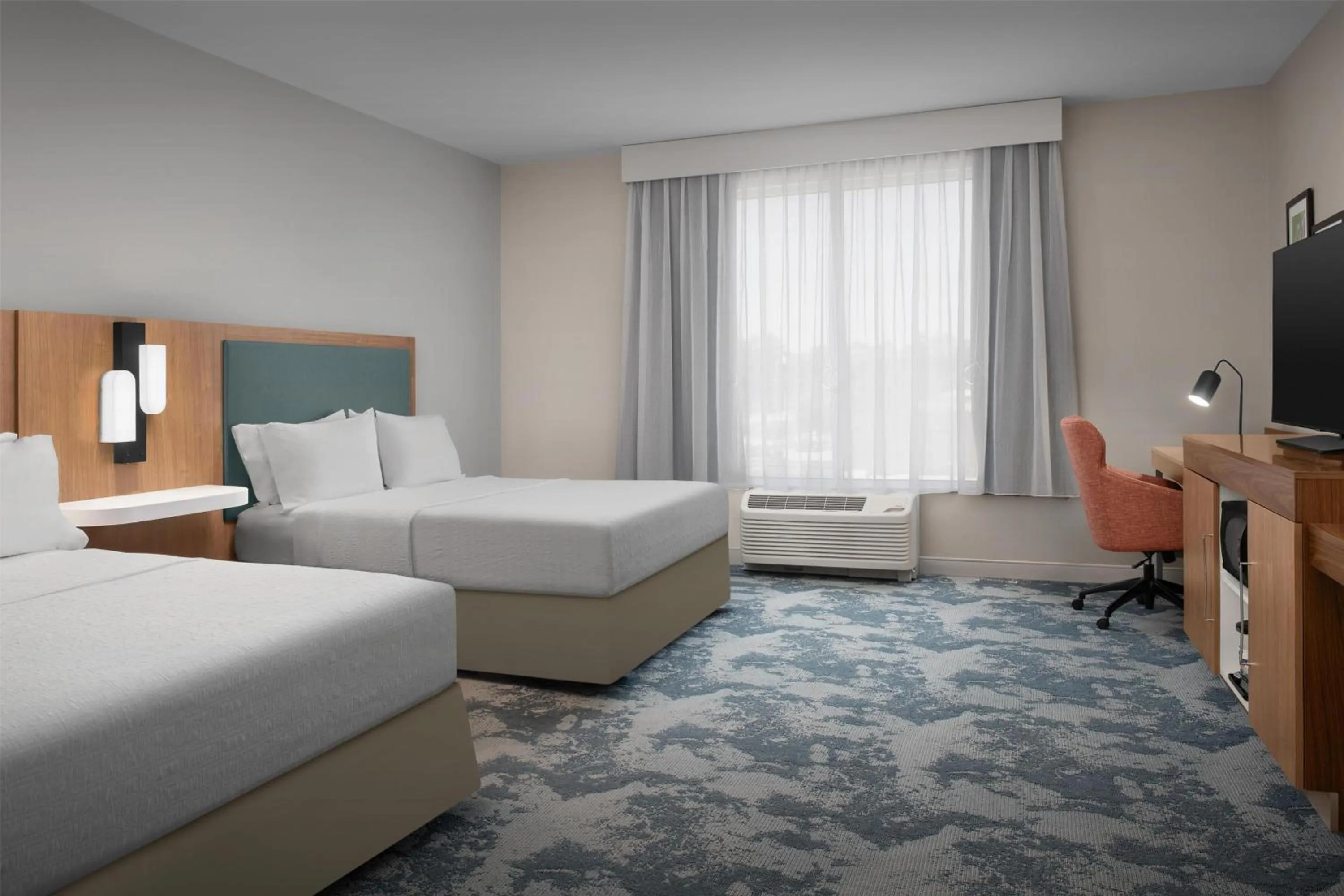 Bed in Hampton Inn & Suites Walterboro