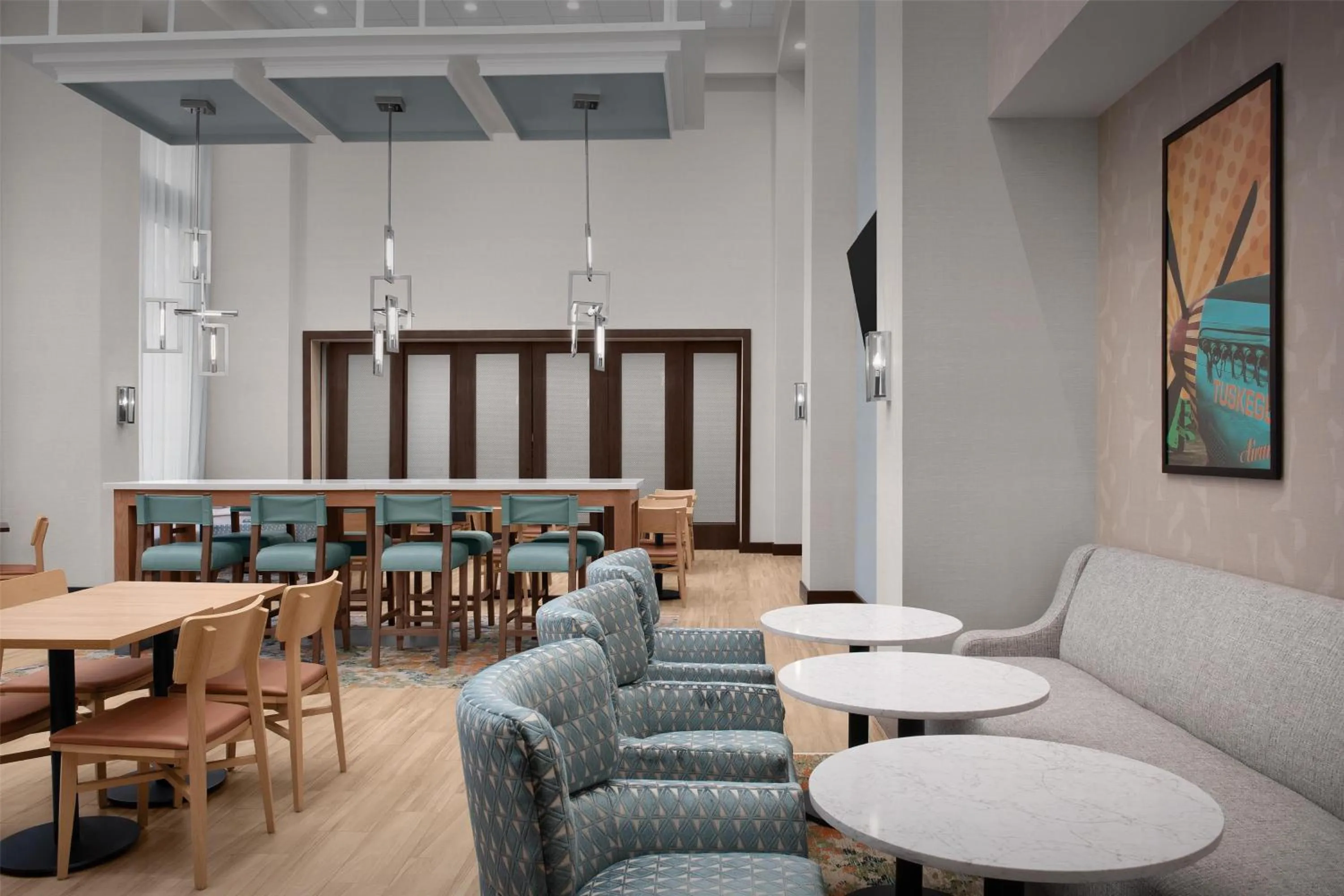 Breakfast in Hampton Inn & Suites Walterboro