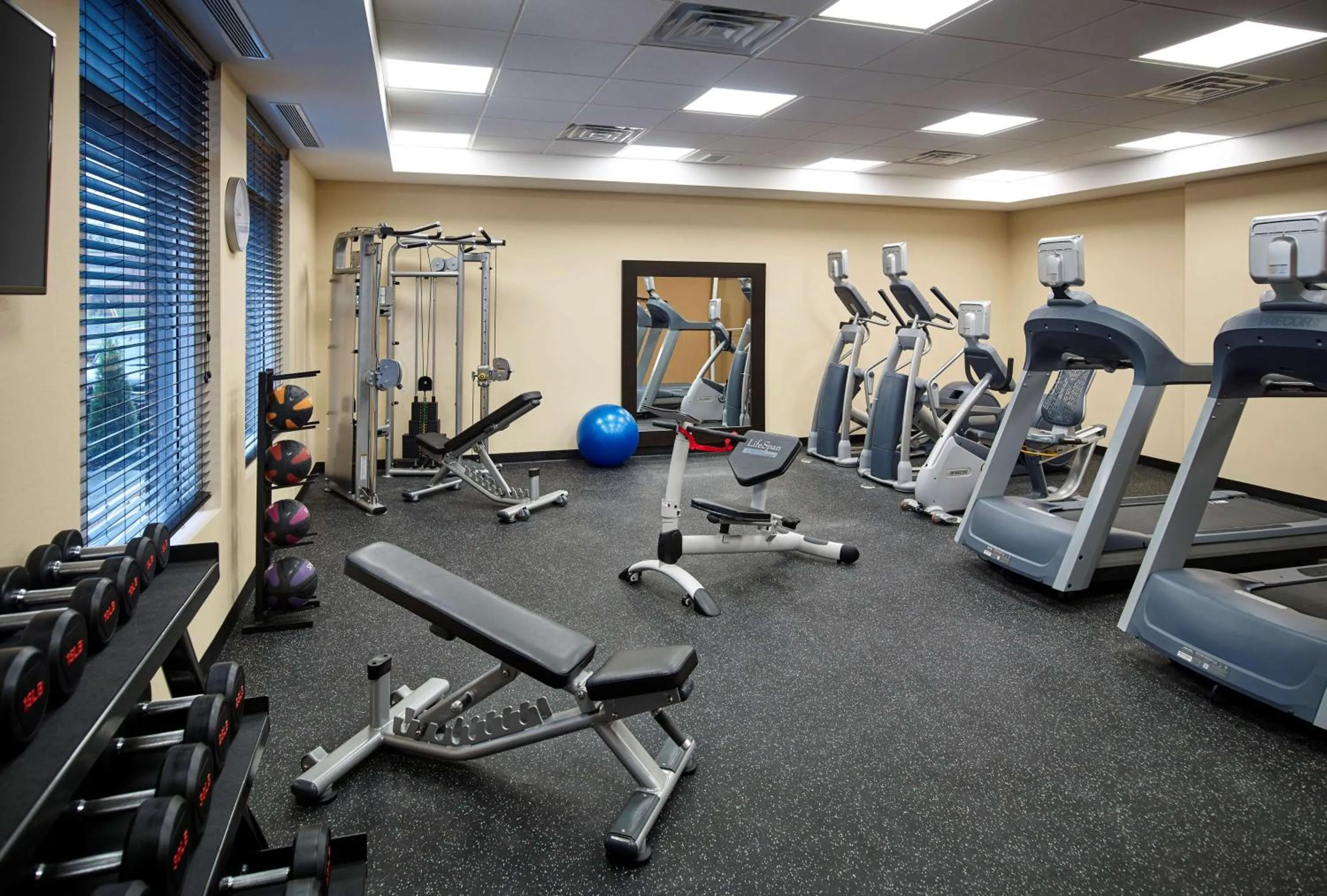 Fitness centre/facilities in Homewood Suites By Hilton North Bay