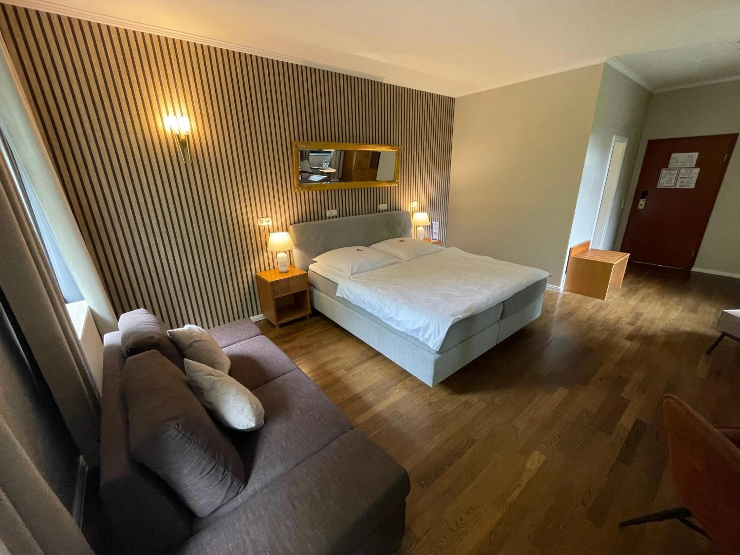 Photo of the whole room, Bed in Burg Wegberg Hotel & Eventlocation