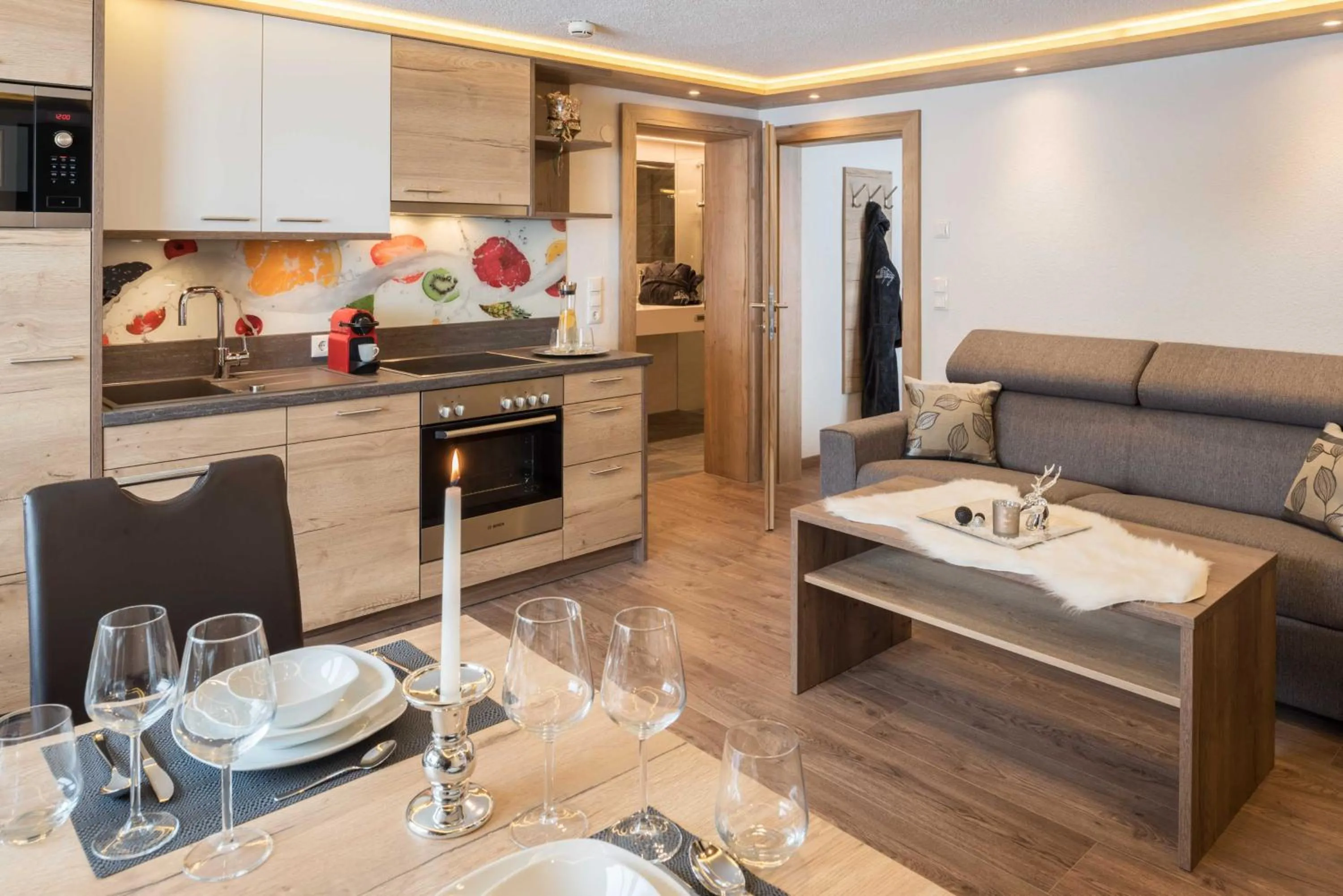 Kitchen or kitchenette in Bergspitz Luxury Appartement