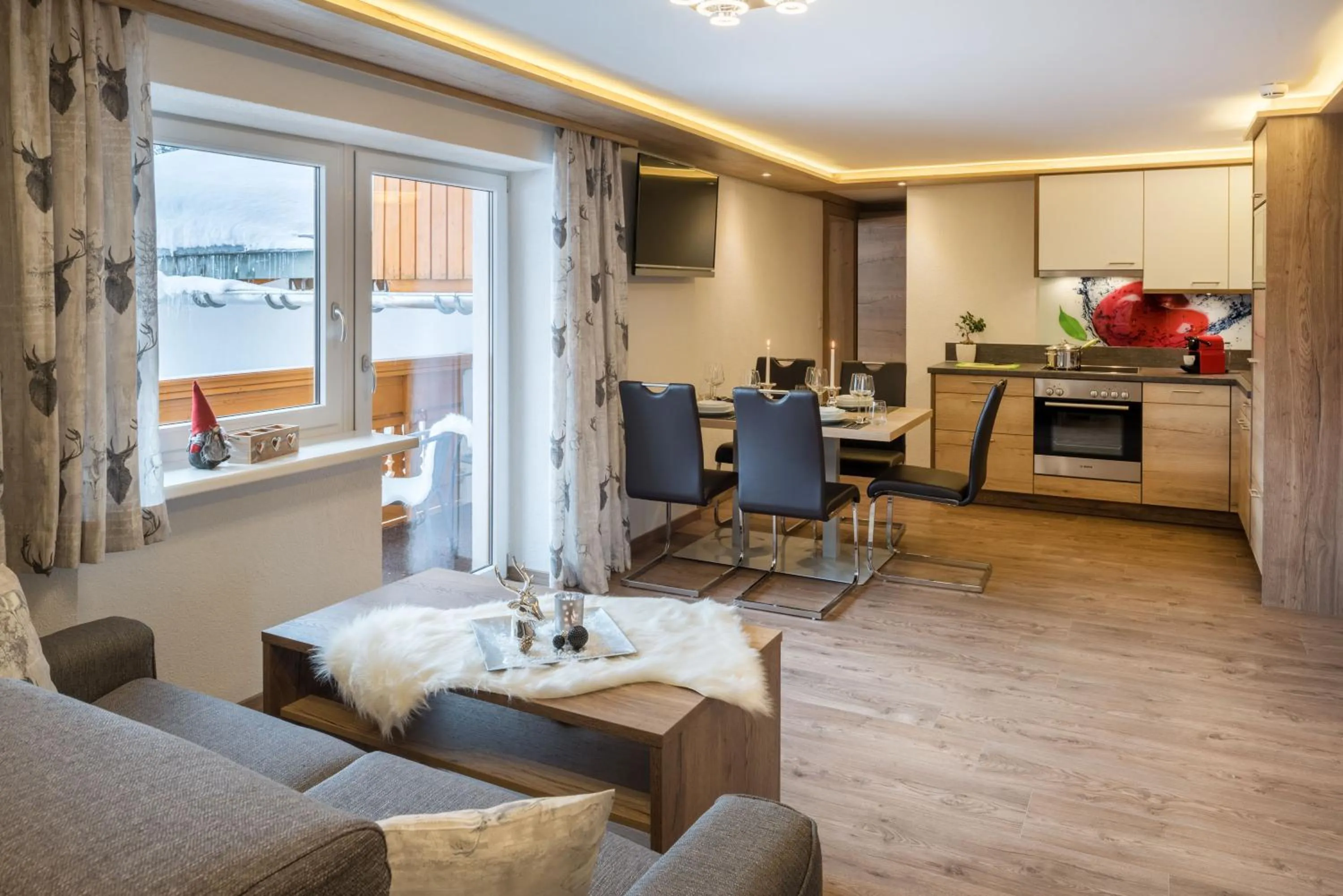 Dining area in Bergspitz Luxury Appartement