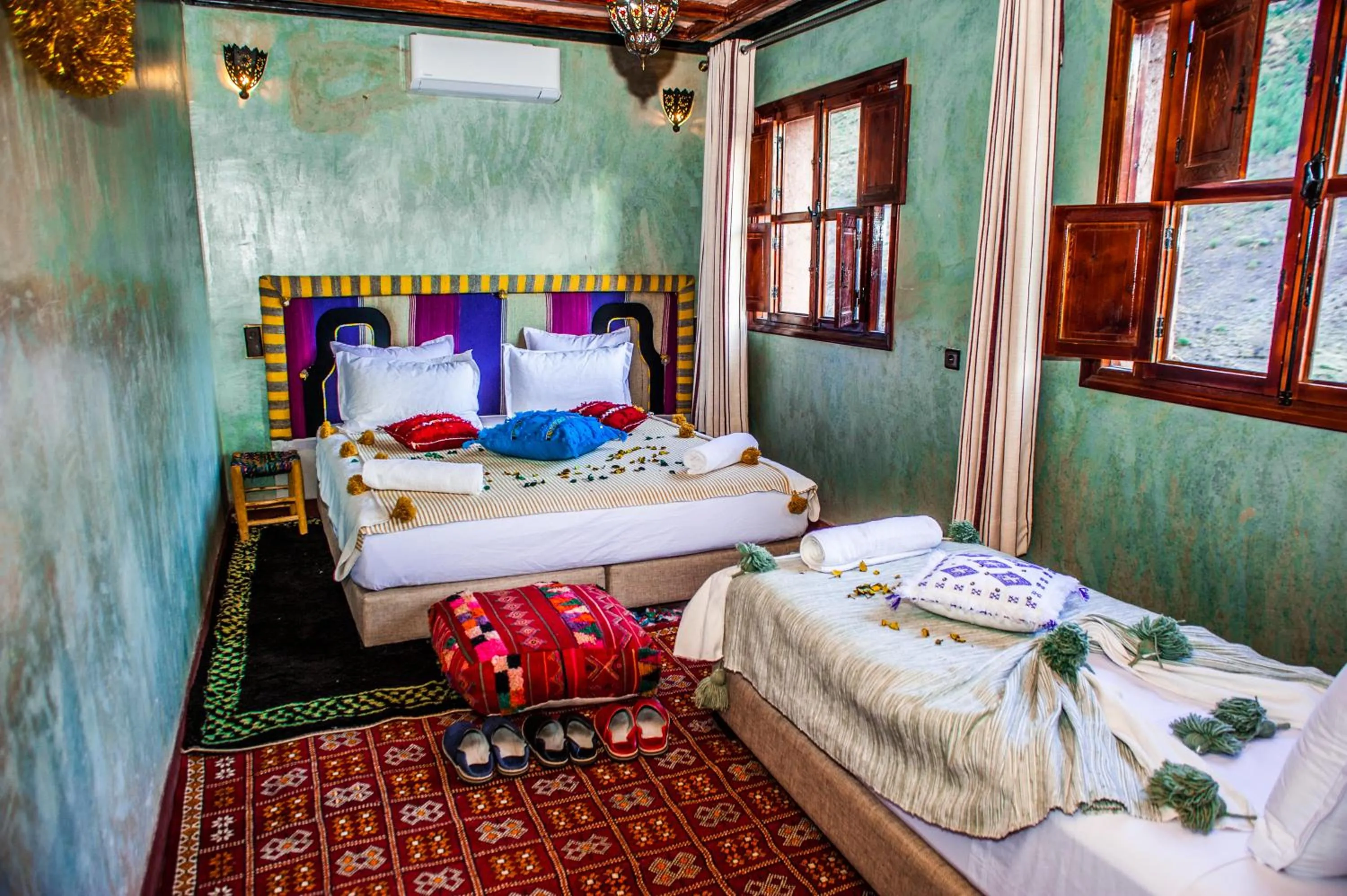 Bed in Toubkal Ecolodge