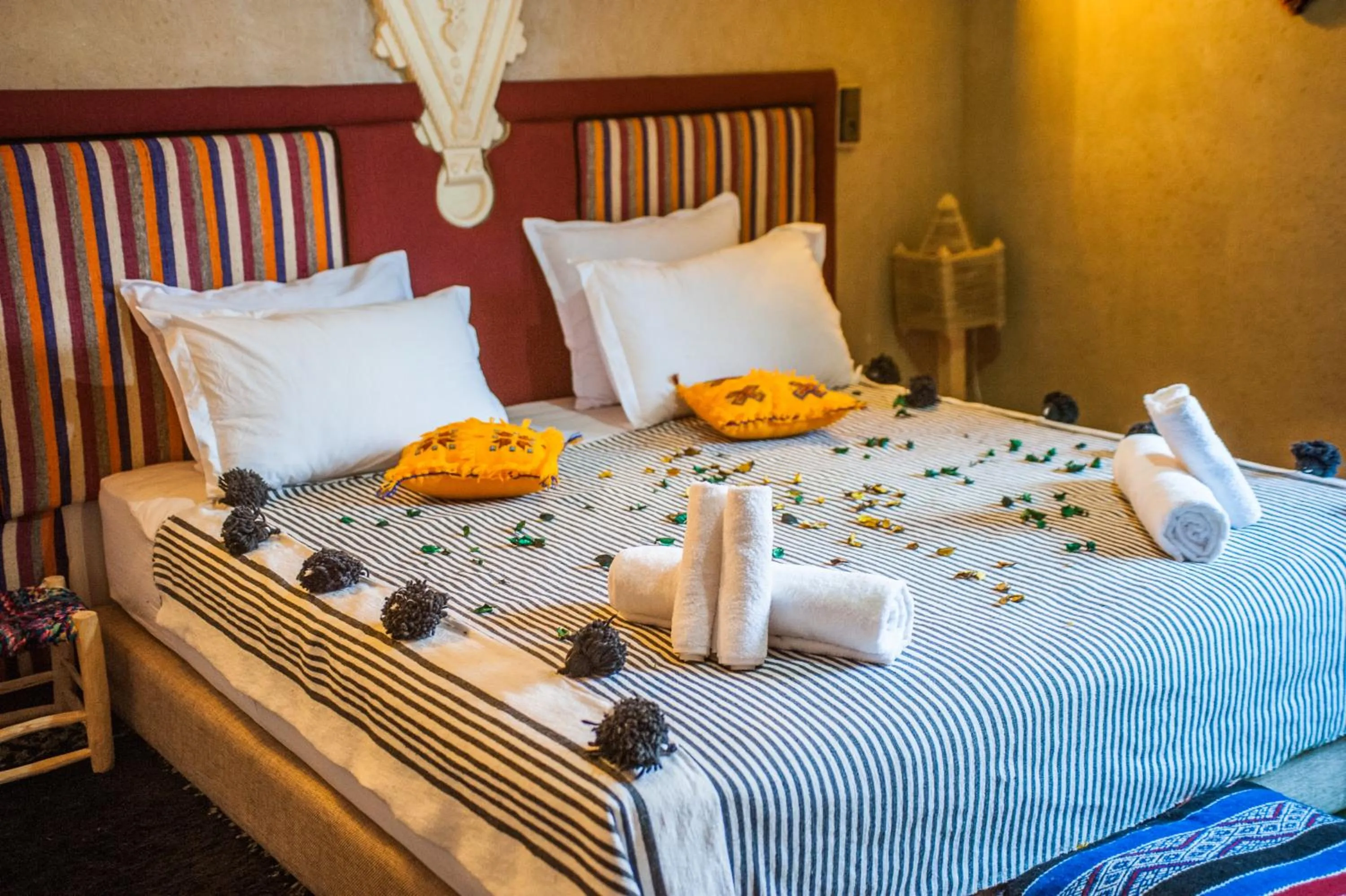 Bed in Toubkal Ecolodge