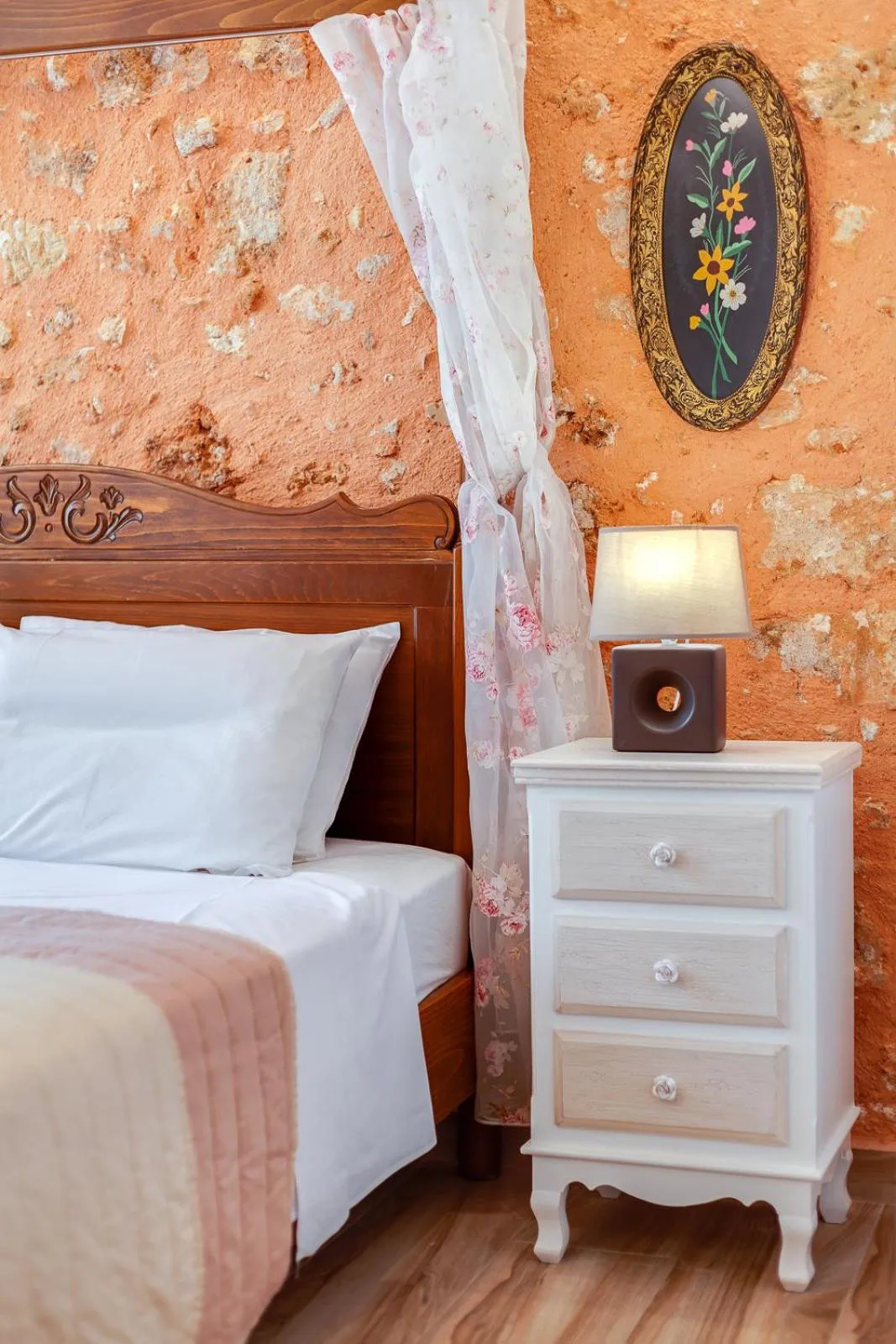 Bed in Hamam Suites Portou