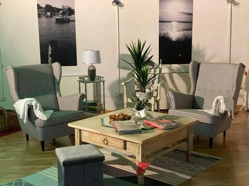 Lobby or reception in Aparthotel " Zur Müritz"