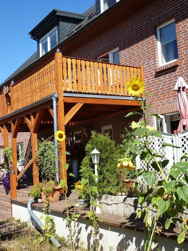 Balcony/Terrace in Aparthotel " Zur Müritz"