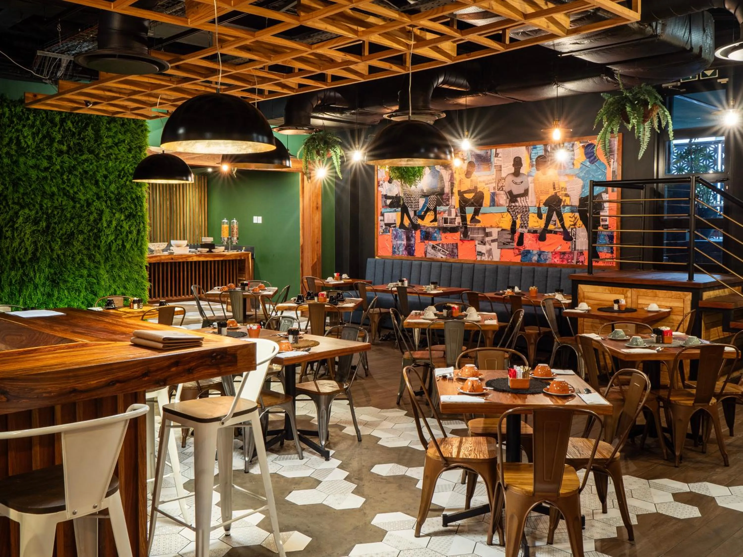 Restaurant/places to eat in ONOMO Hotel Johannesburg Sandton