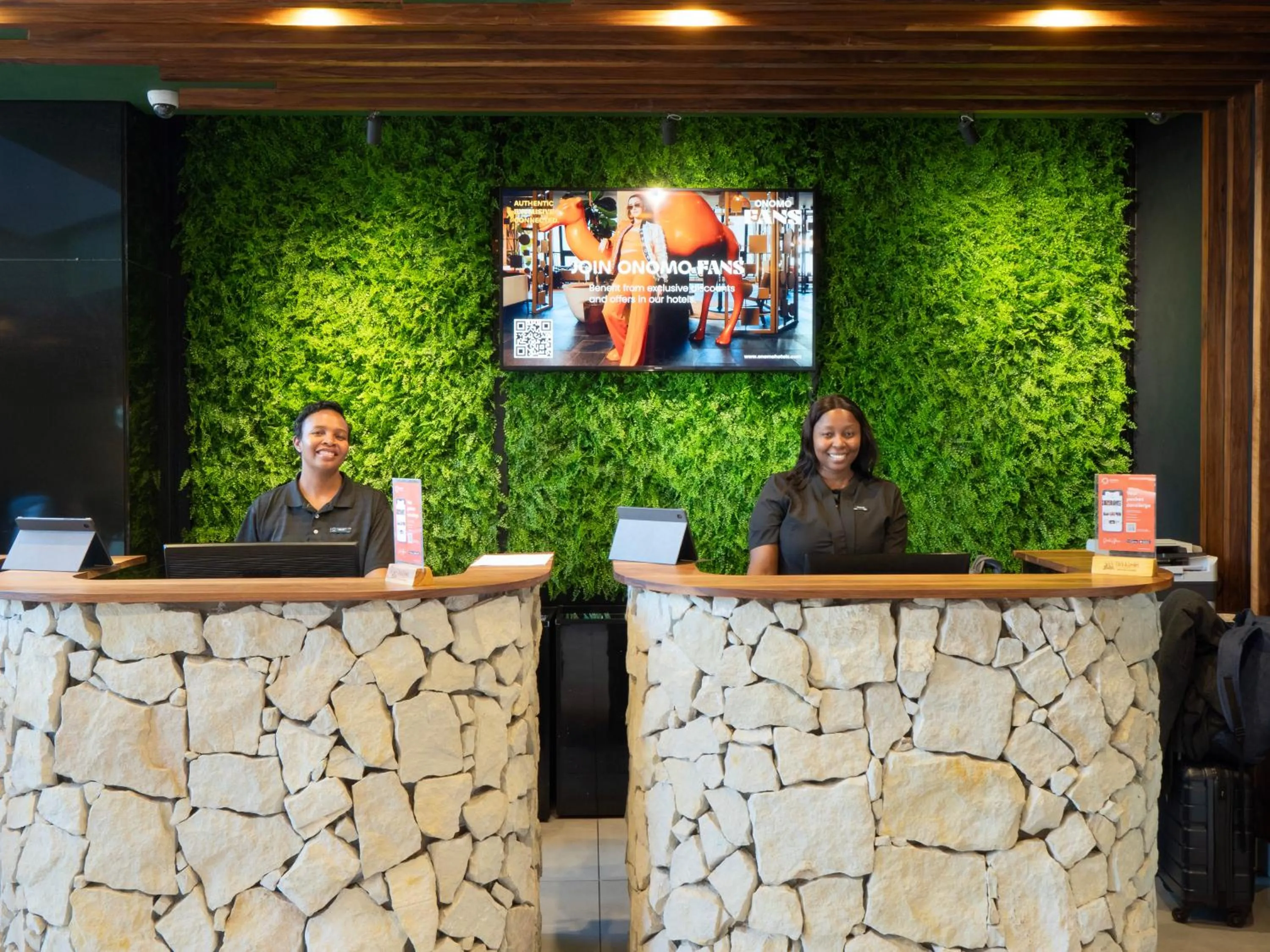 Lobby or reception in ONOMO Hotel Johannesburg Sandton