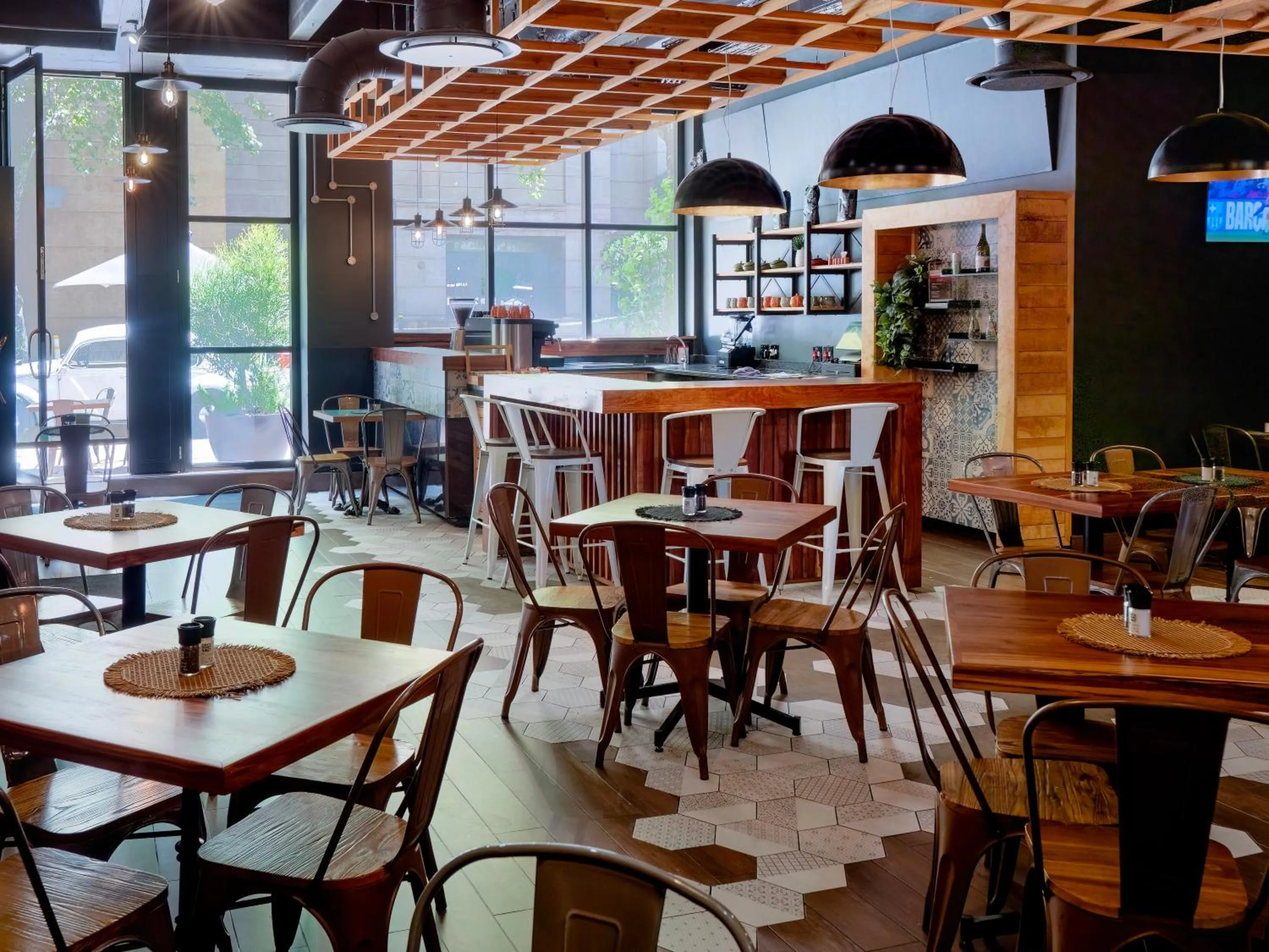 Restaurant/places to eat in ONOMO Hotel Johannesburg Sandton