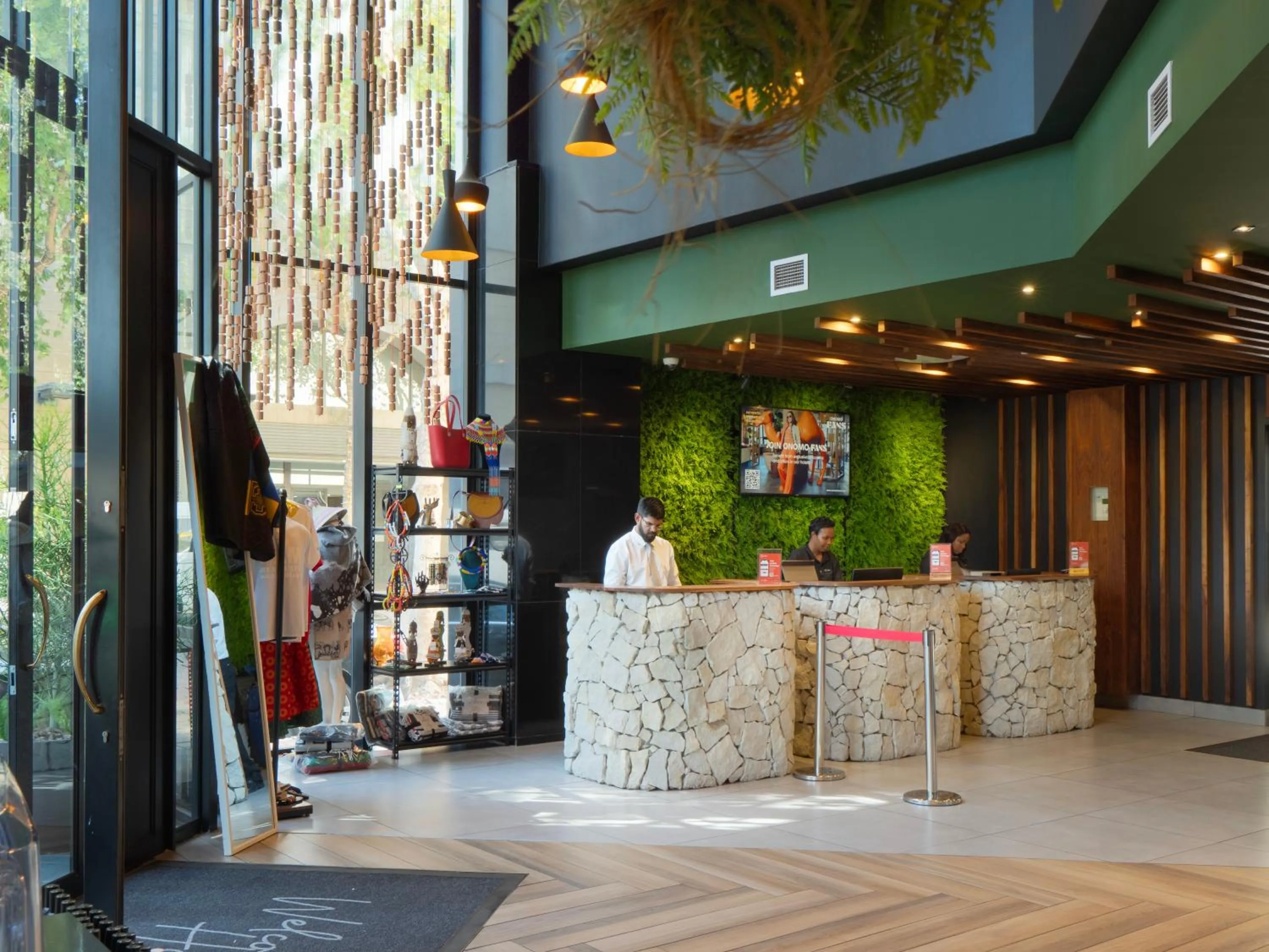 Lobby or reception in ONOMO Hotel Johannesburg Sandton