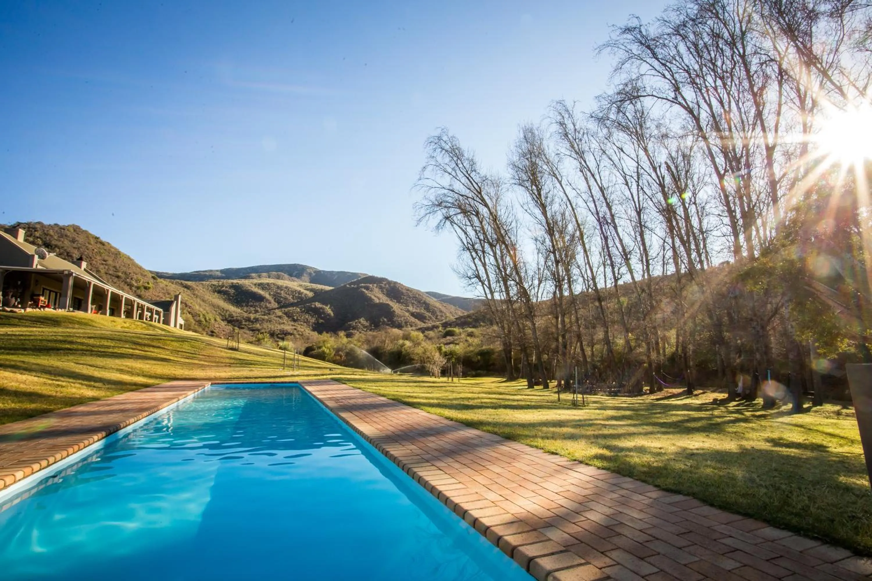 Natural landscape in Wildehondekloof Game Lodge