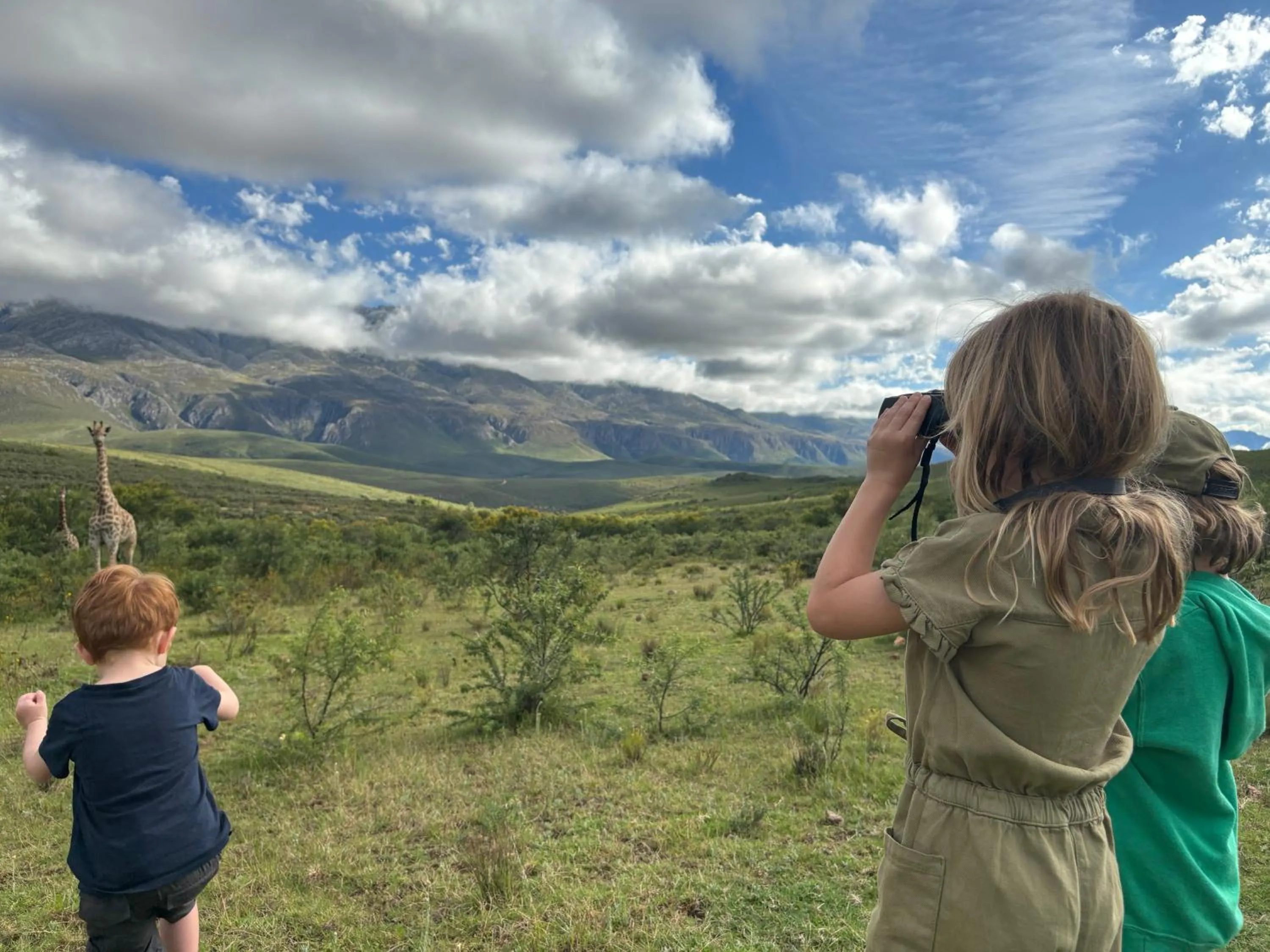 children in Wildehondekloof Game Lodge