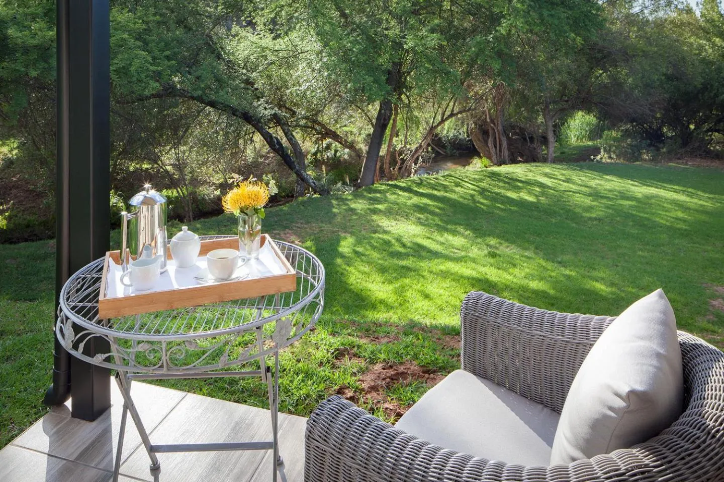 River view in Wildehondekloof Game Lodge